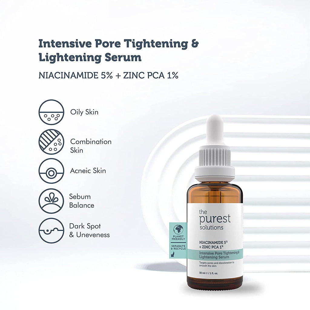 The Purest Solutions Intensive Pore Tightening & Lightening Serum (Niacinamide 5% + Zinc Pca 1%)