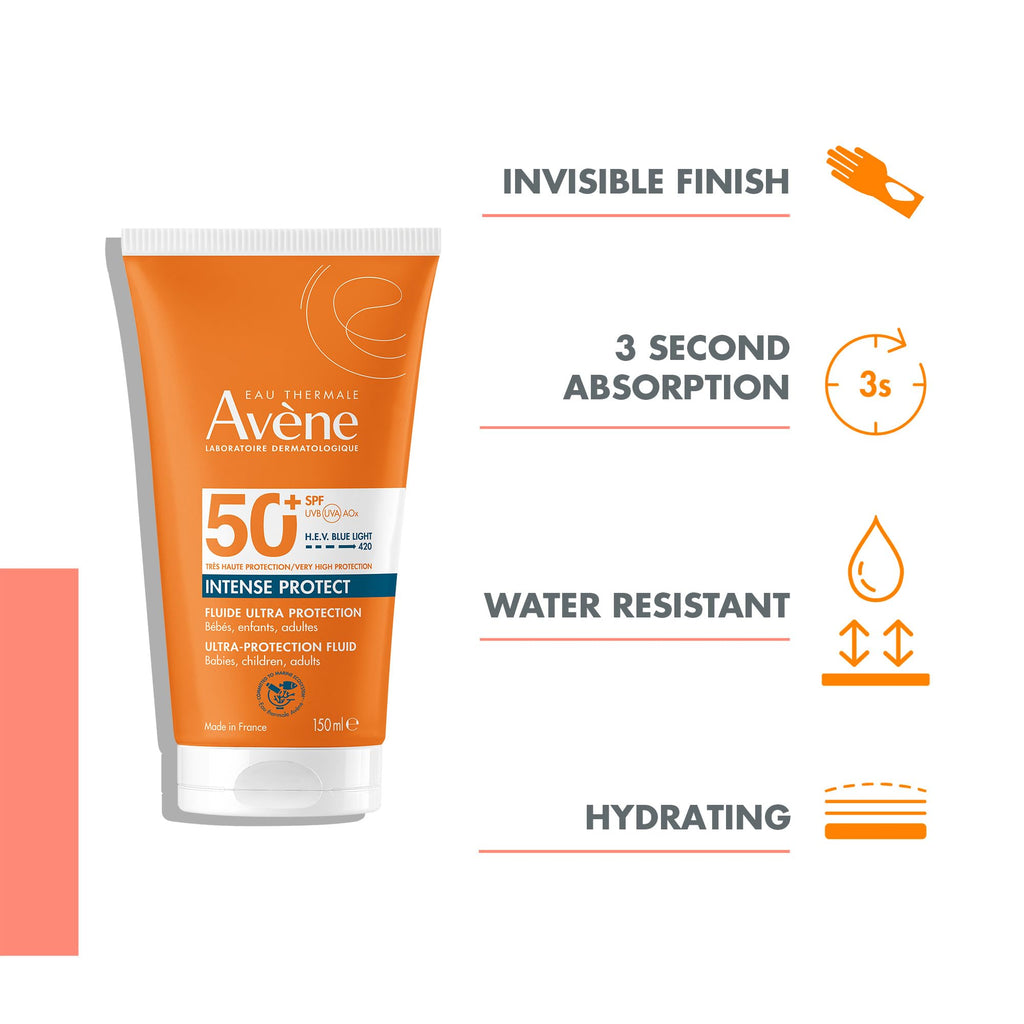 Avene Intense Protect SPF50+ Fluid Ultra Sunscreen 150 ml
