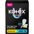 Kotex Regular Daily Pads - 56 Count | Soft and Breathable