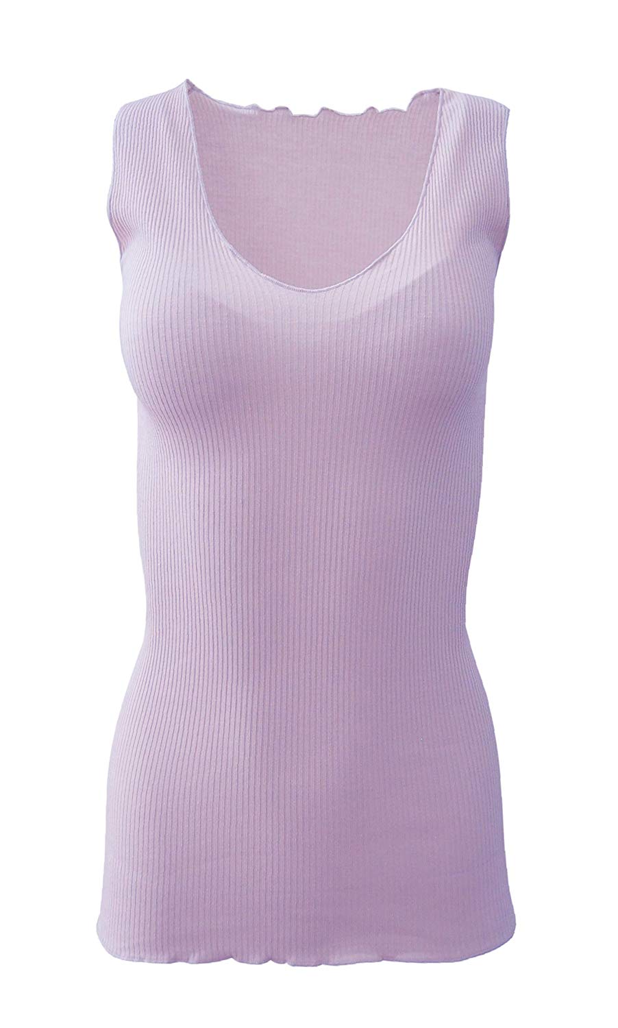 BASIC COTTON Free Spirit Premium Quality 100% Cotton Women's Tank Top. Proudly Made in Italy. — view 7