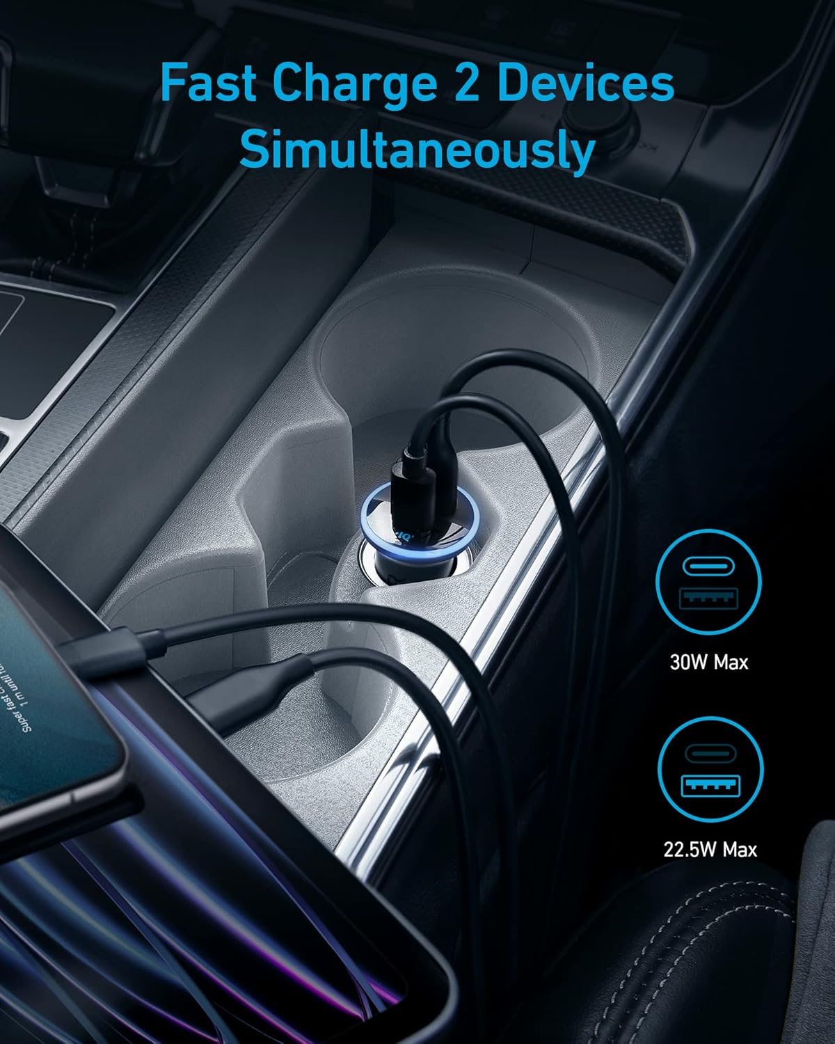 Anker <b>323</b> Car Charger (52.5W), view 3