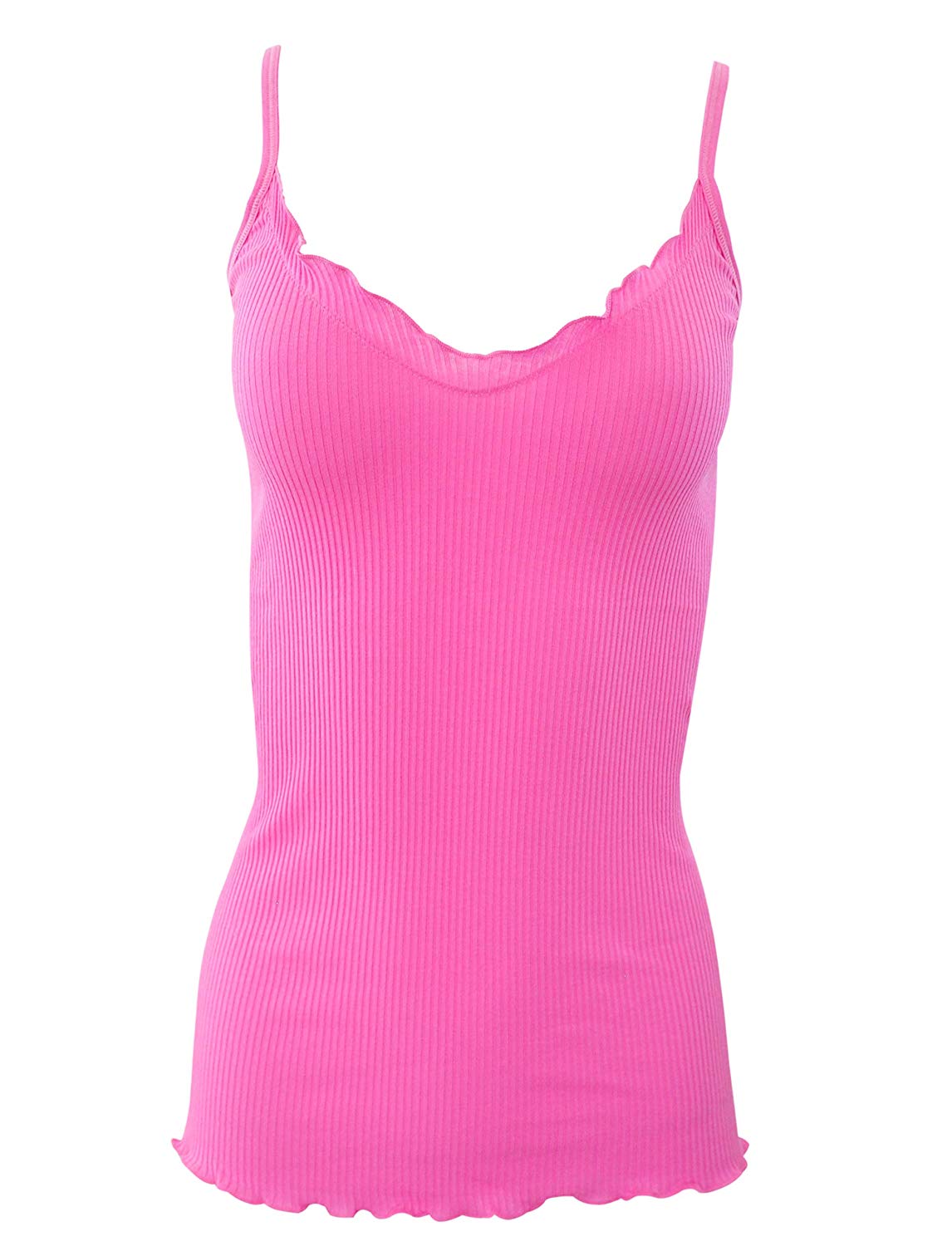 tittimitti BASIC COTTON Free Spirit Premium Quality 100% Cotton Women's Spaghetti Straps Top Made in Italy (601) — alternativ