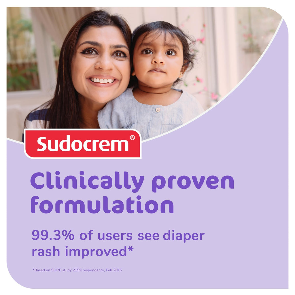 Sudocrem Baby Care Cream 125g - Diaper Rash Relief & Skin Protection