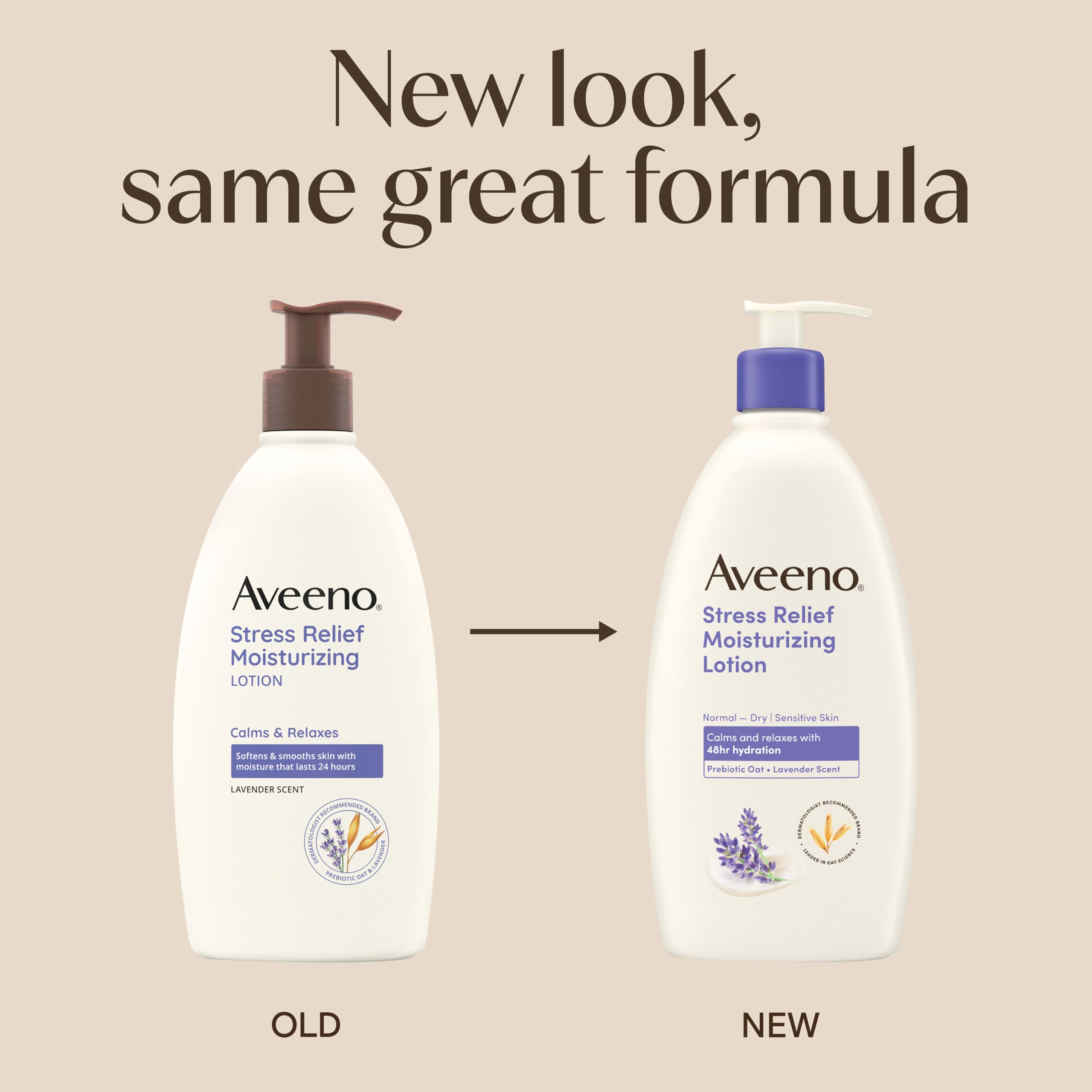 Aveeno Daily Moisturizing Body Lotion Lavender - 10.1 Fl Oz | Soothing Formula