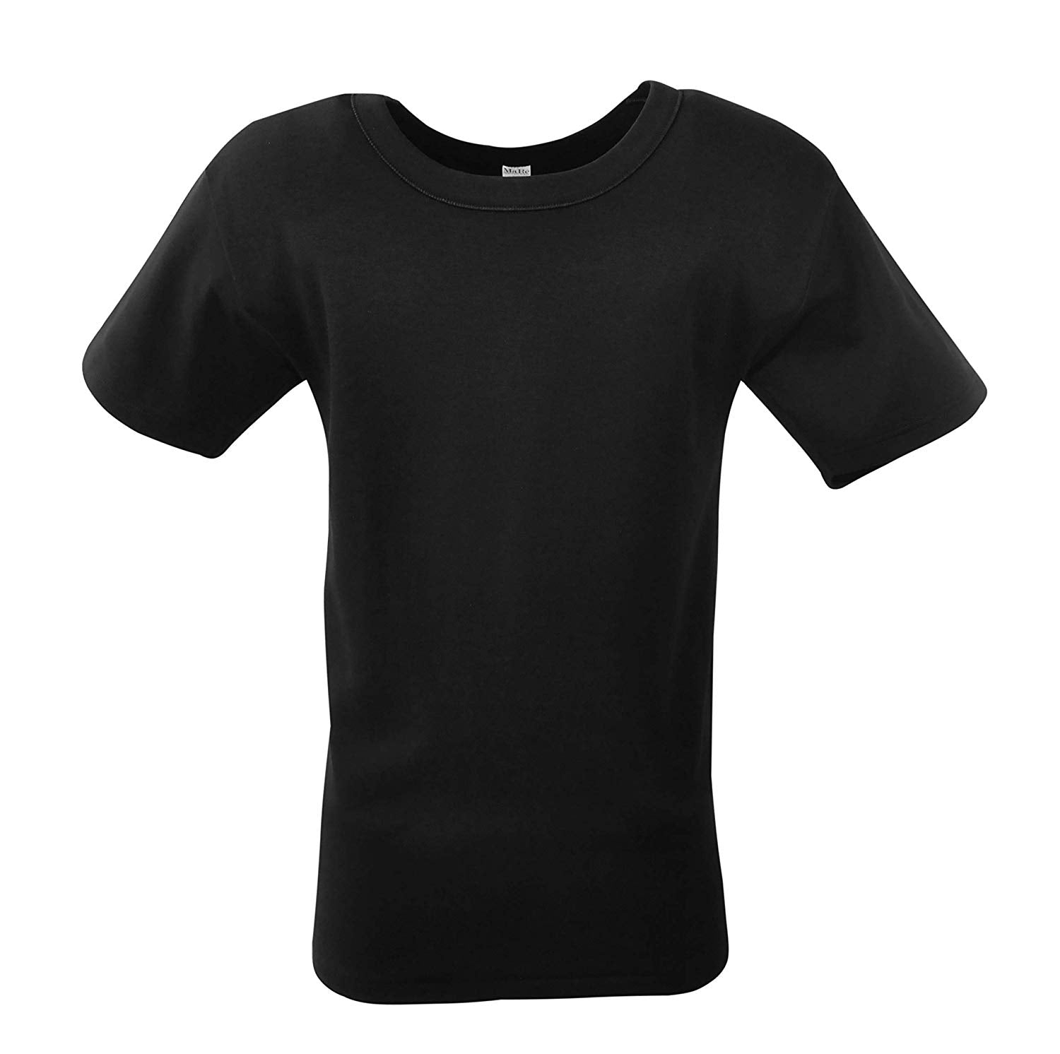 tittimitti MaRe Premium Quality 100% Brushed Cotton/Fleece Men's Crew Neck T-Shirt. Proudly Made in Italy. — detail close-up