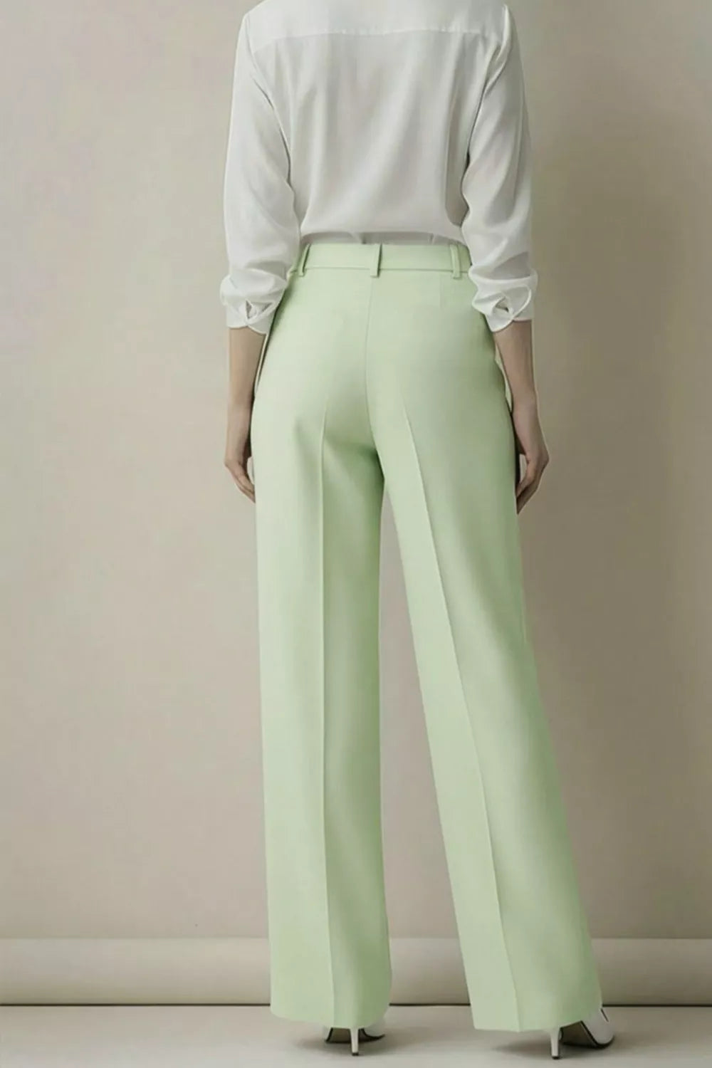 High-Waisted Wide-Leg Pants