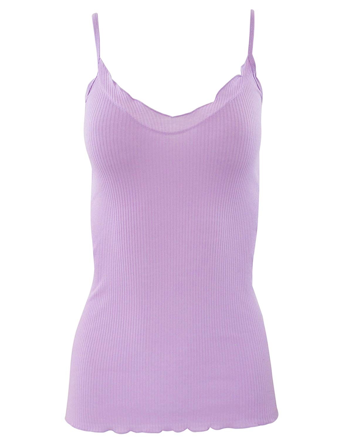 tittimitti BASIC COTTON Free Spirit Premium Quality 100% Cotton Women's Spaghetti Straps Top Made in Italy (601) — size refer