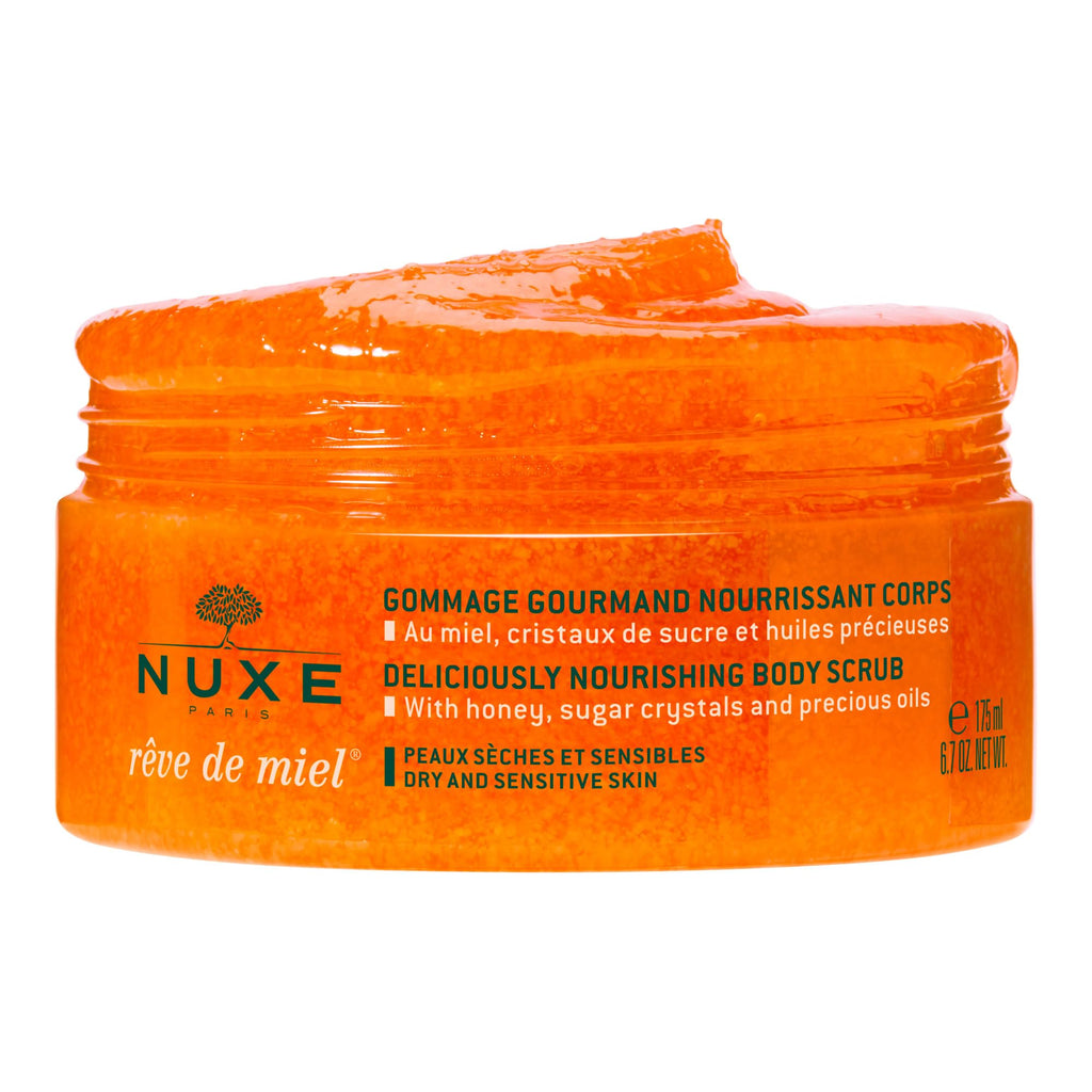 Nuxe Reve de Miel Deliciously Nourishing Body Scrub - Honey & Natural Oils, Paraben-Free, 5.92 fl oz