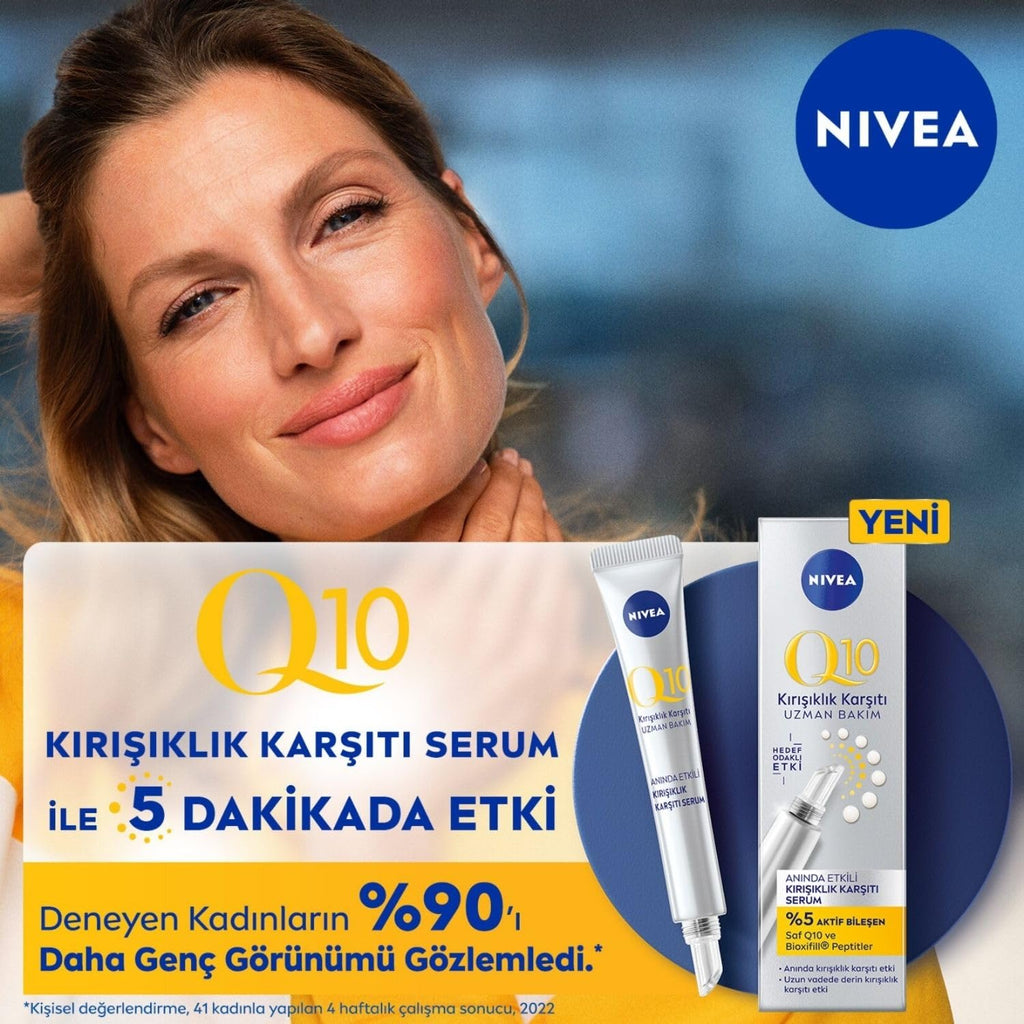 Nivea Q10 Wrinkle Care Serum - Anti-Aging Formula | 0.5 fl oz