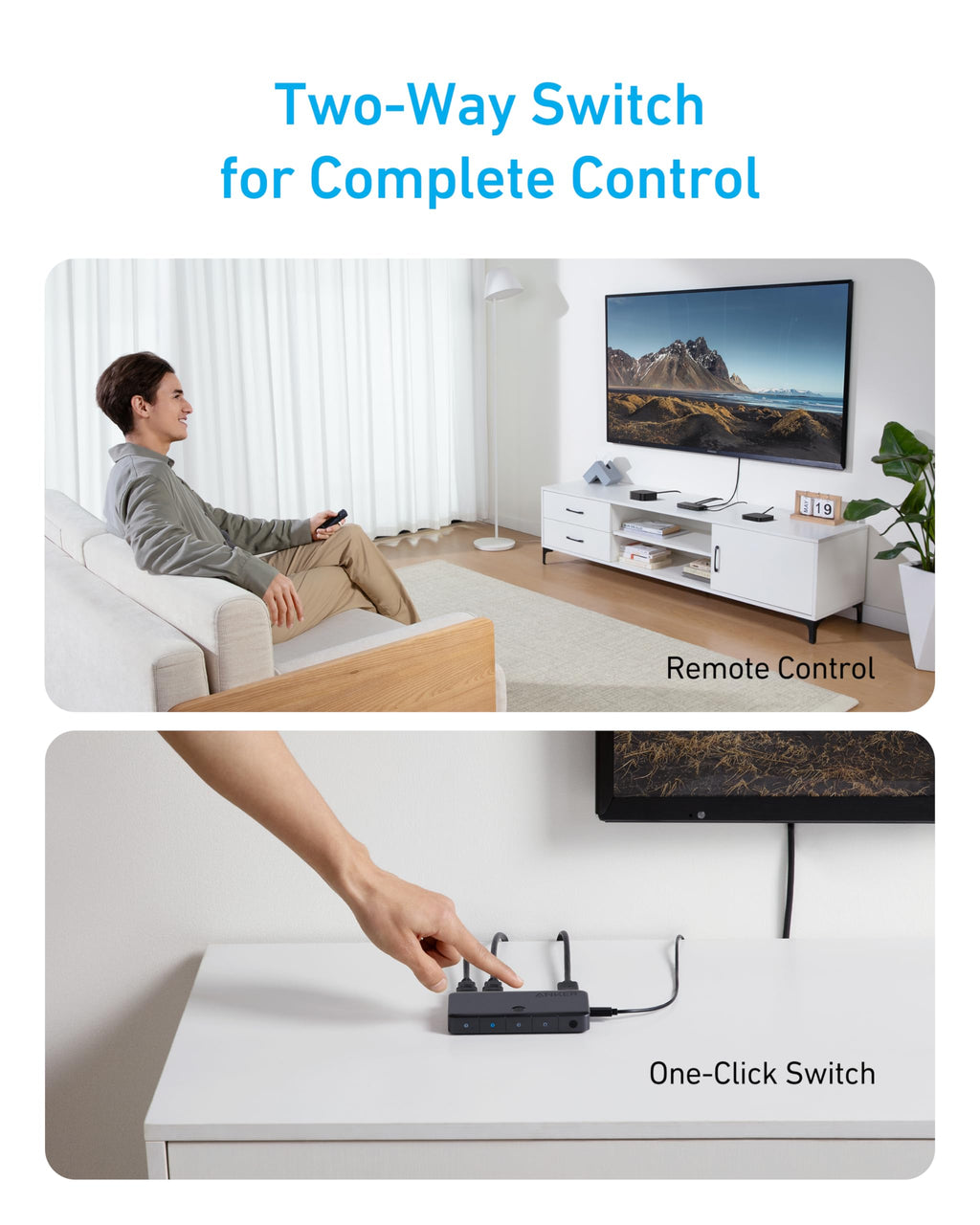 Anker HDMI Switch (4 in 1 Out, 4K HDMI), view 3