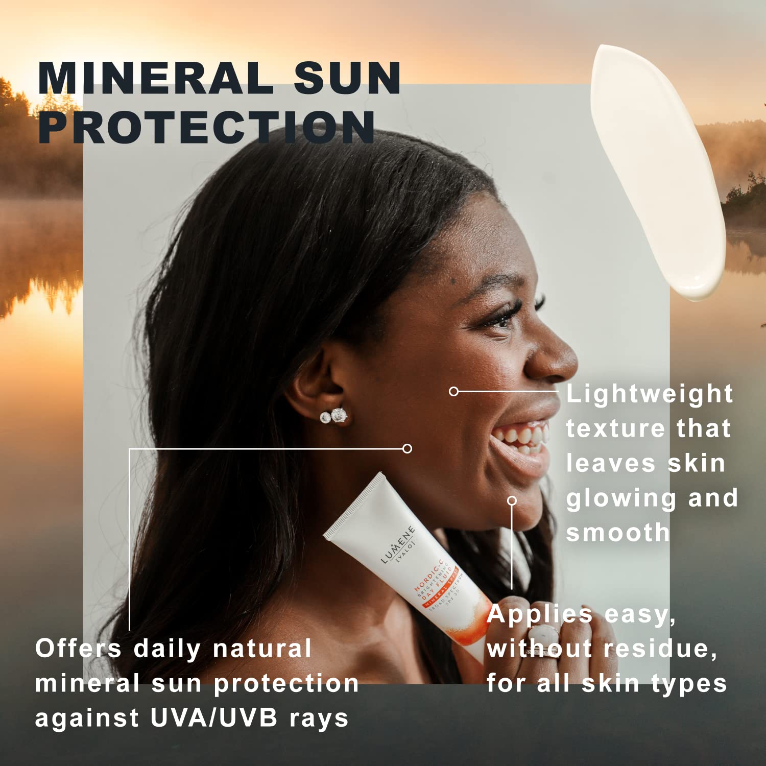 Lumene Nordic-C Vitamin C Moisturizing Cream with SPF30 - Brightening, Anti-Spot, Hydrating Skincare Product