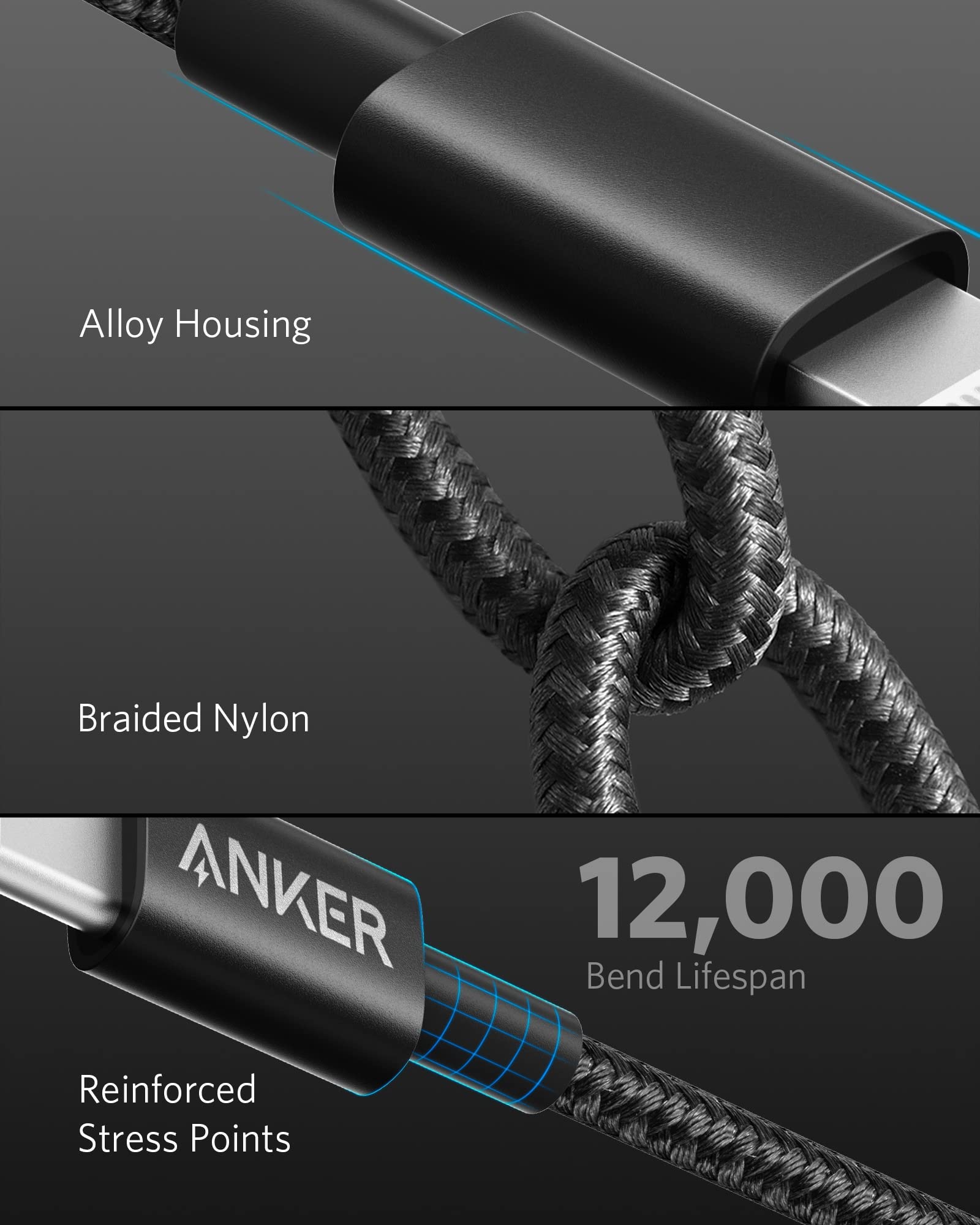 Anker <b>331</b> USB-C to Lightning Cable, view 10