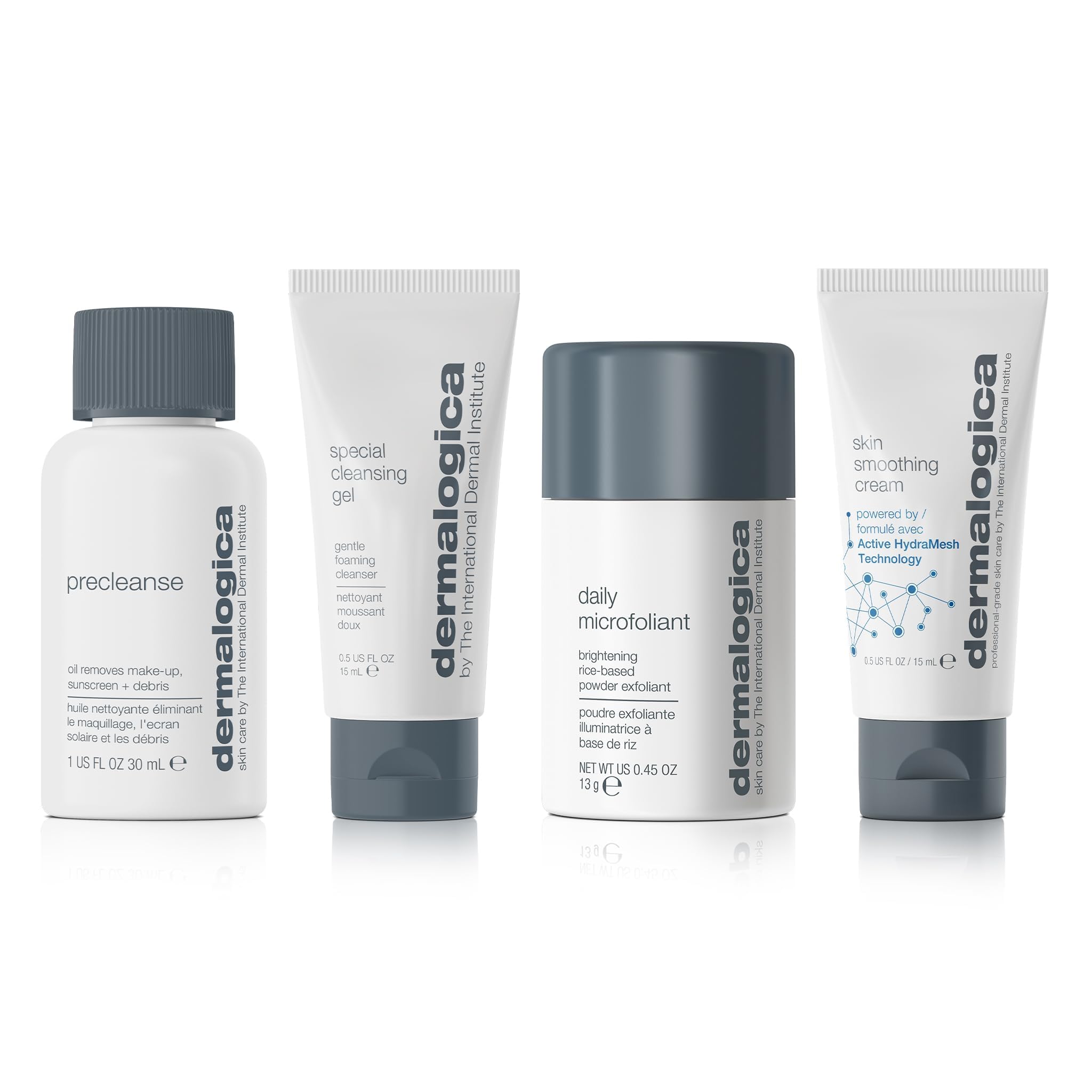 Dermalogica Skincare Set - Travel Sized Cleansing, Exfoliating, and Moisturizing Kit
