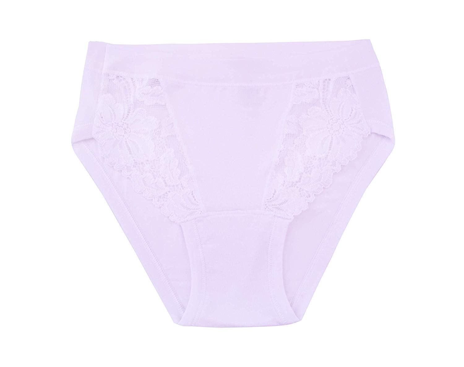 tittimitti EGI Luxury Modal Women's Lace-Trimmed Briefs Panties. Proudly Made in Italy.(714) — back view