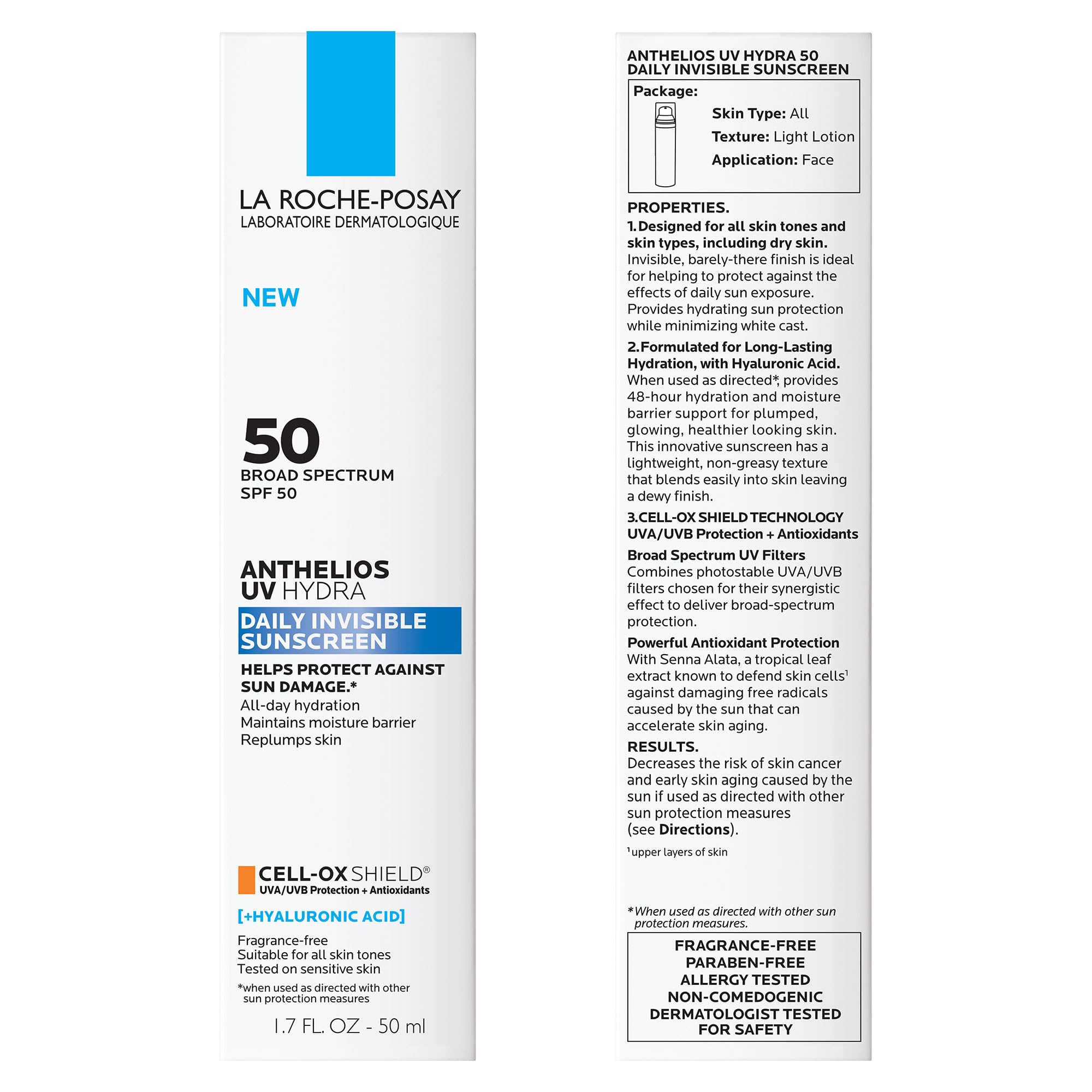 La Roche-Posay Anthelios Hydrating Lotion SPF 50 250 ml sunscreen