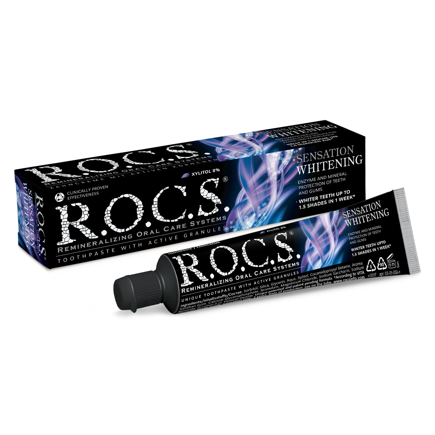 R.O.C.S. Sensation Whitening Toothpaste - Extra Whitening | 60 ml