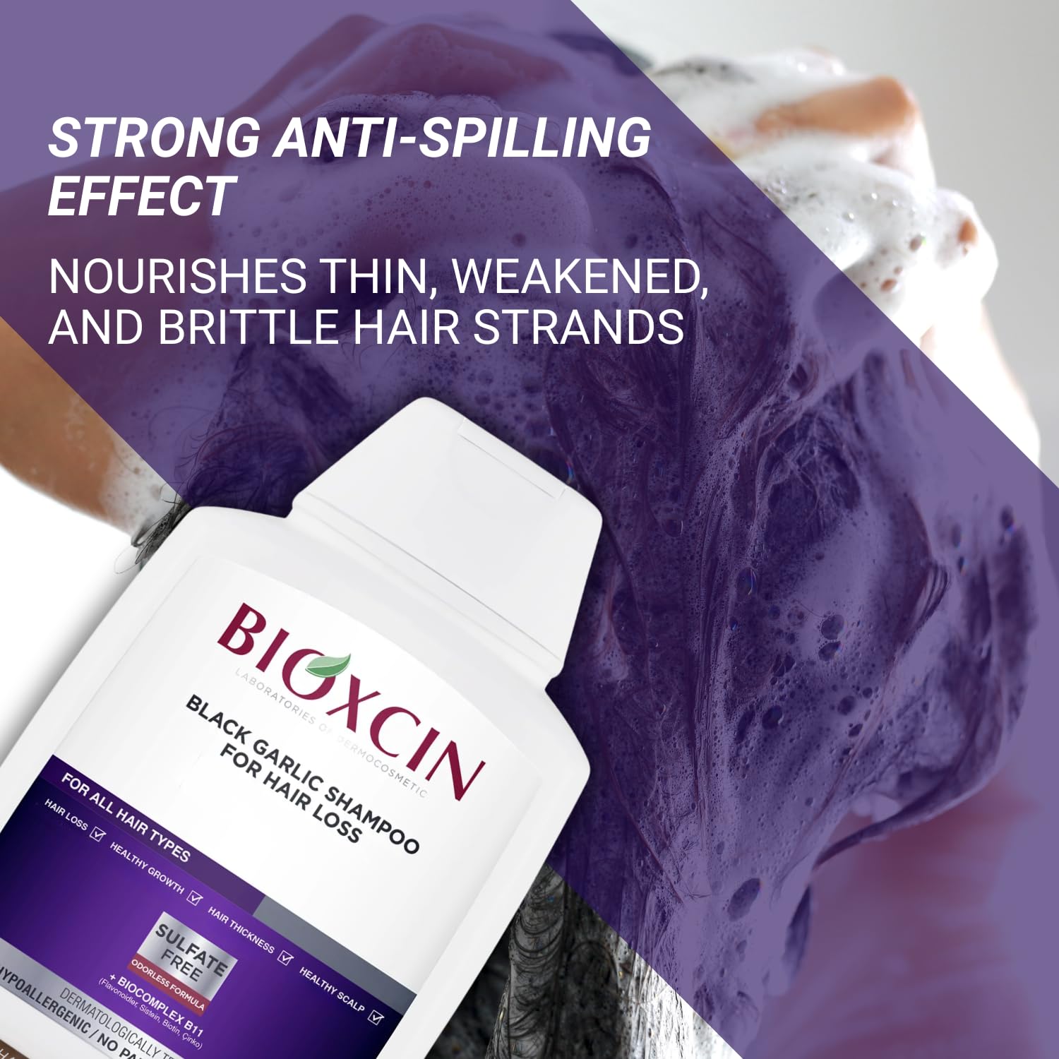 Bioxcin Black Garlic Shampoo 300ml