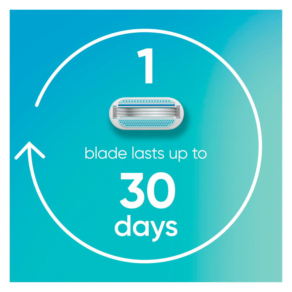 Gillette Venus Smooth Razor Blades 8 Count - For Women's Shaving