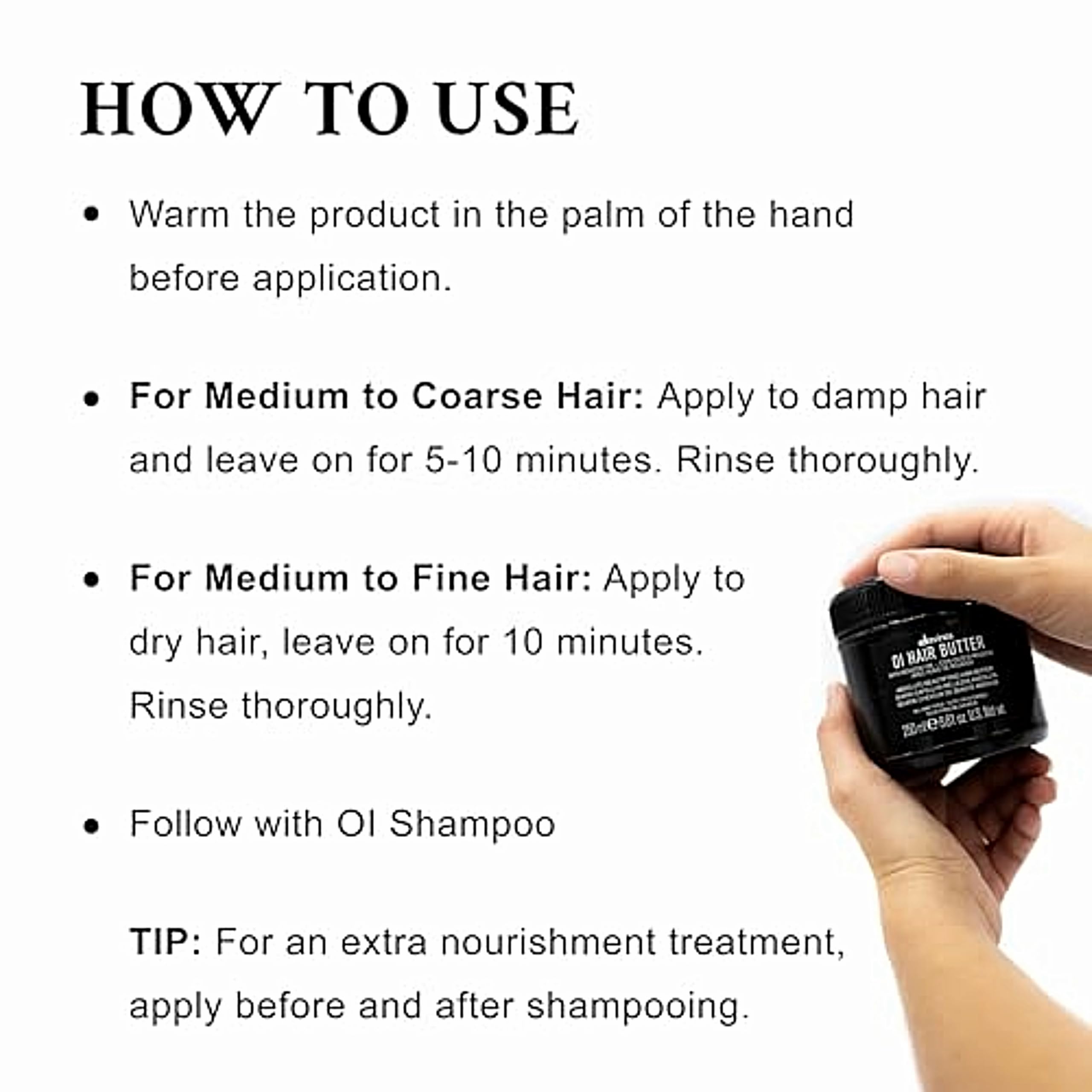 Davines OI Hair Butter - Nourishing Oil 250ml | Luxurious Care
