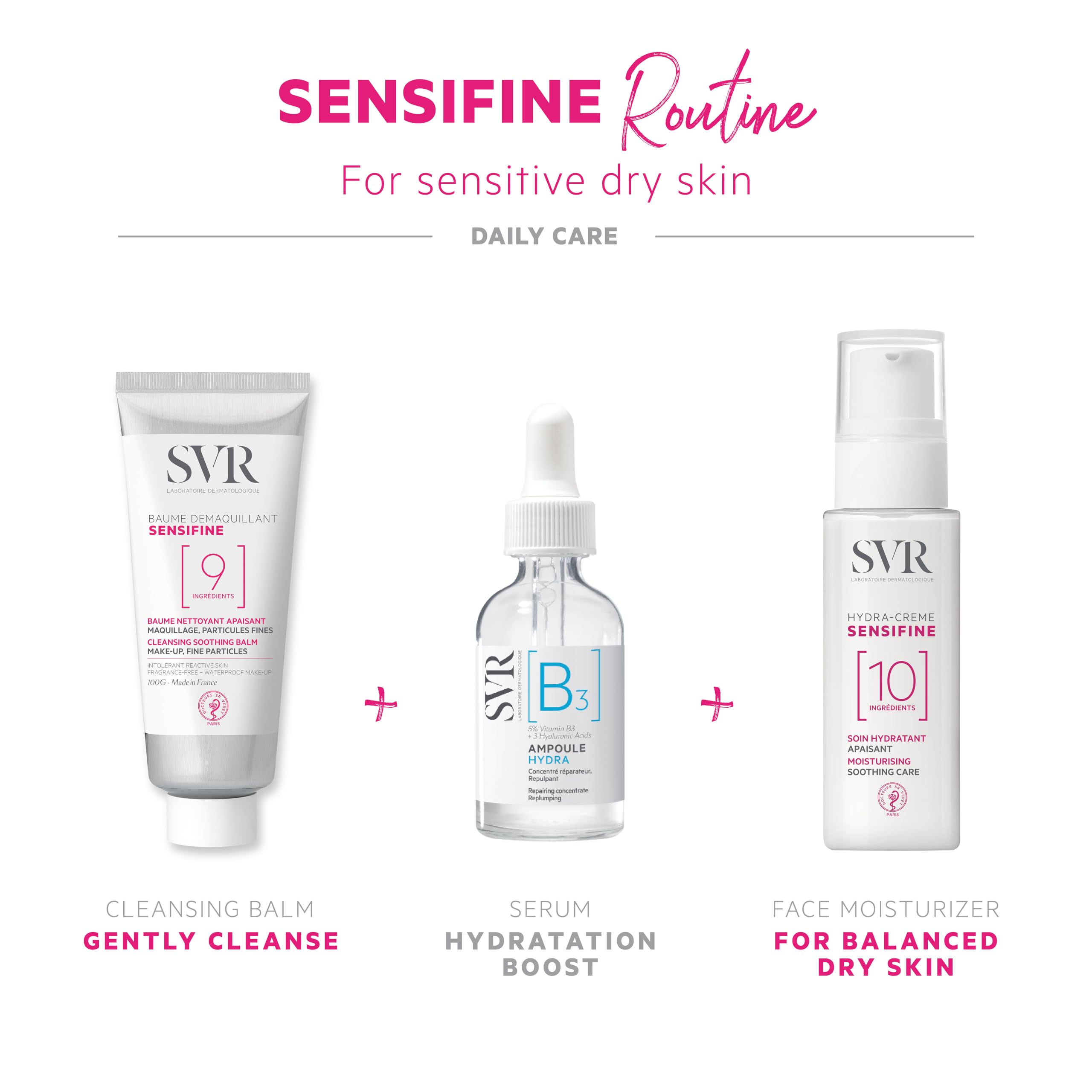 SVR Sensifine Makeup Remover Cream for Sensitive Skin - Gentle, Effective, Dermatologically Tested