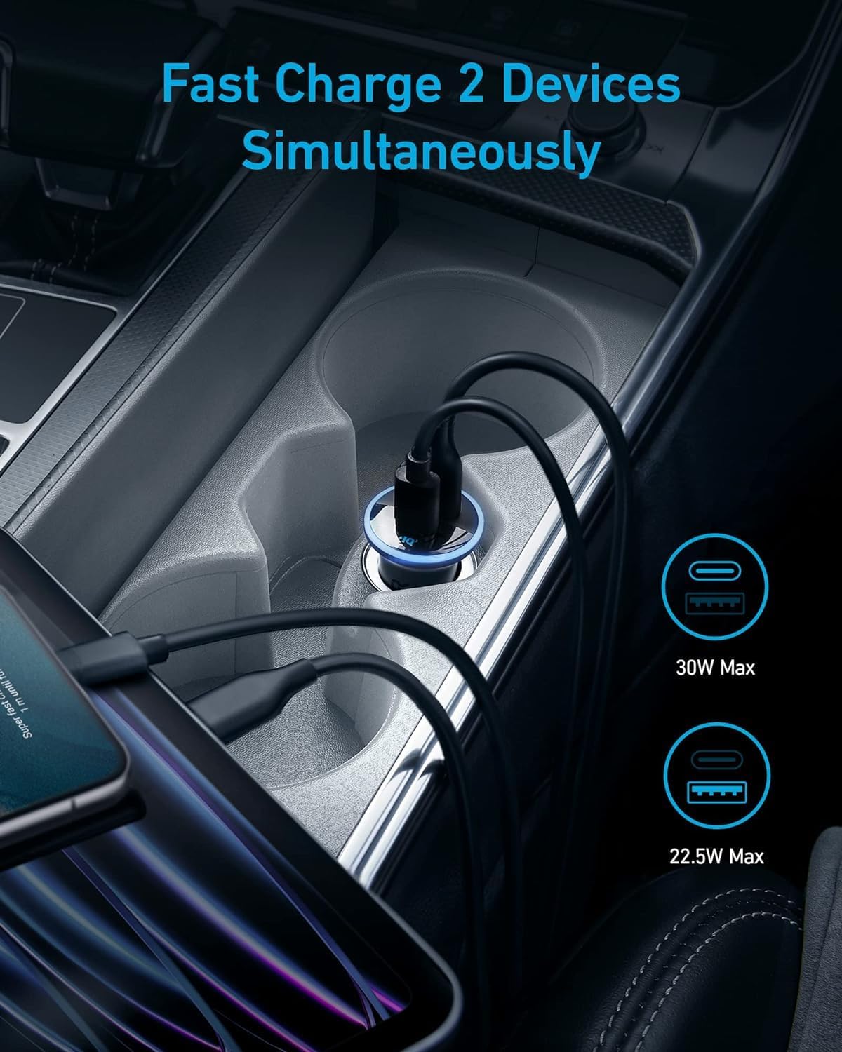 Anker <b>323</b> Car Charger (52.5 W), view 3