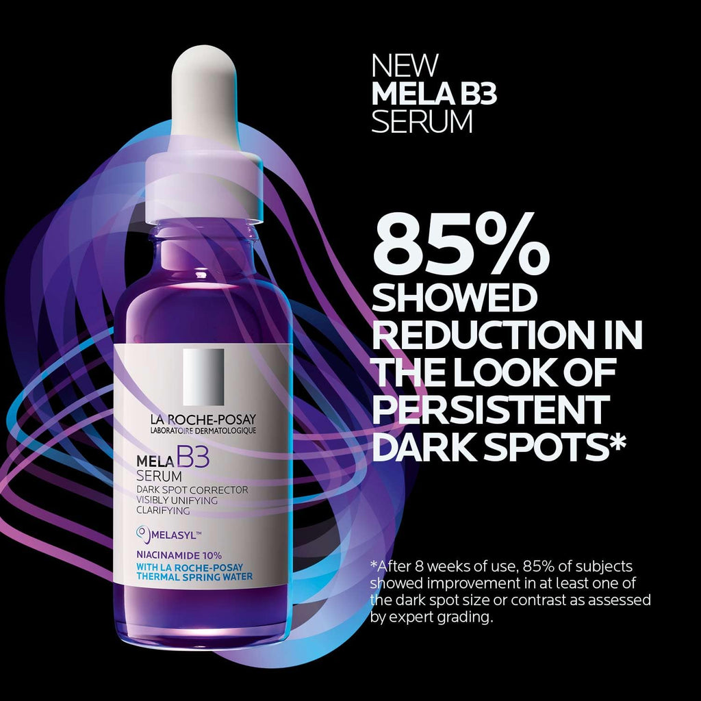 La Roche Posay Anti-Dark Spot Serum Mela B3 10 - 30ml, Dermatologically Tested Skincare for Hyperpigmentation Treatment