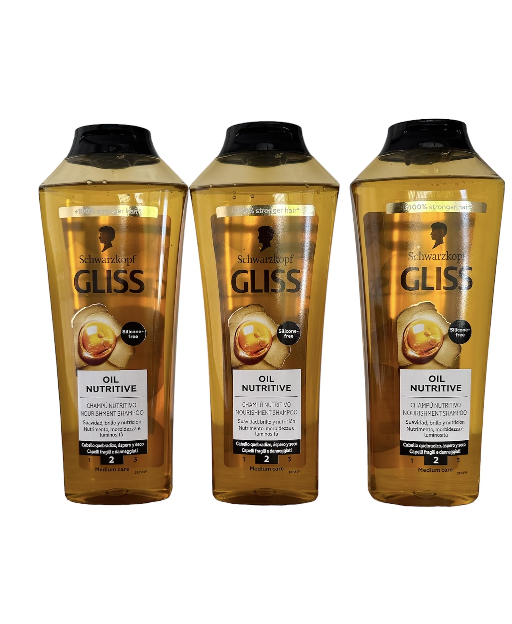 Gliss Split Hair Miracle Shampoo 400ml - Repairing Formula for Damaged Hair, Split Ends, and Nourishment