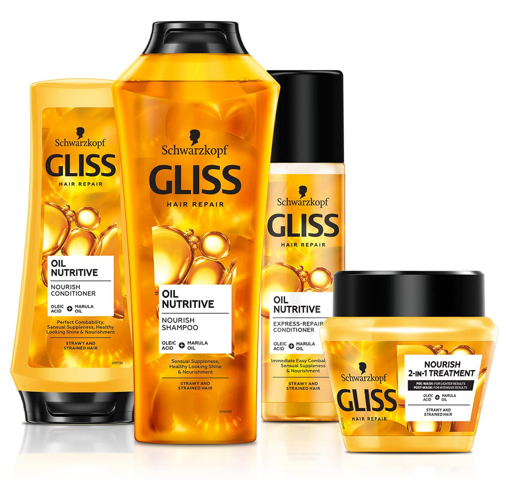 Gliss Split Hair Miracle Hair Care Mask - 300ml - Repairs Damaged Hair & Nourishes Intensely