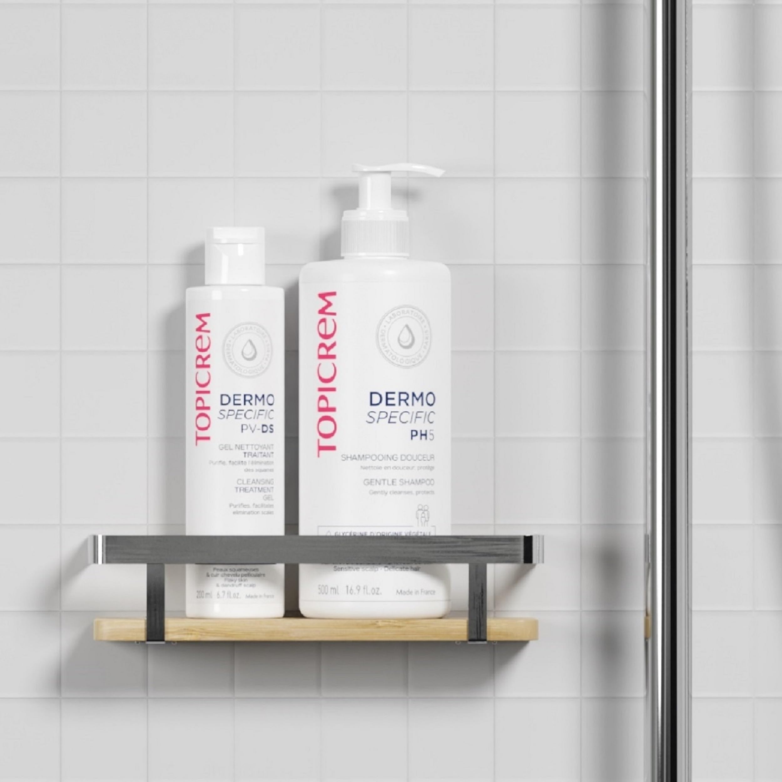 Topicrem PV/DS Cleansing Gel for Body and Hair - Gentle, Soothing, For Sensitive Skin & Scalp - 200ml