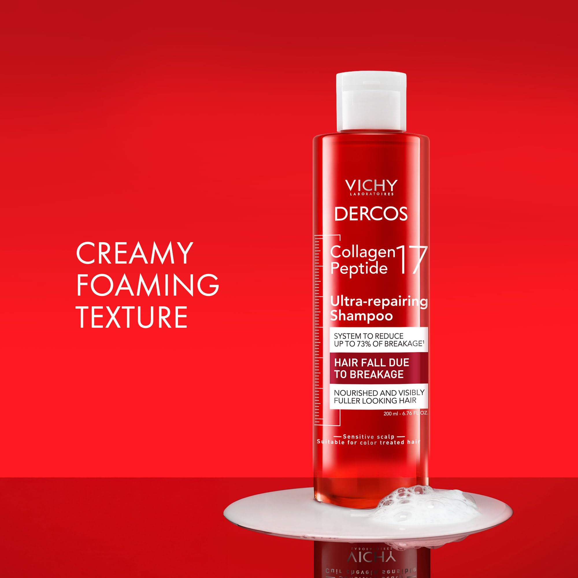 Vichy Dercos Anti-Grease Shampoo for Excessive Oiliness Control, Dermatologically Tested, 200ml
