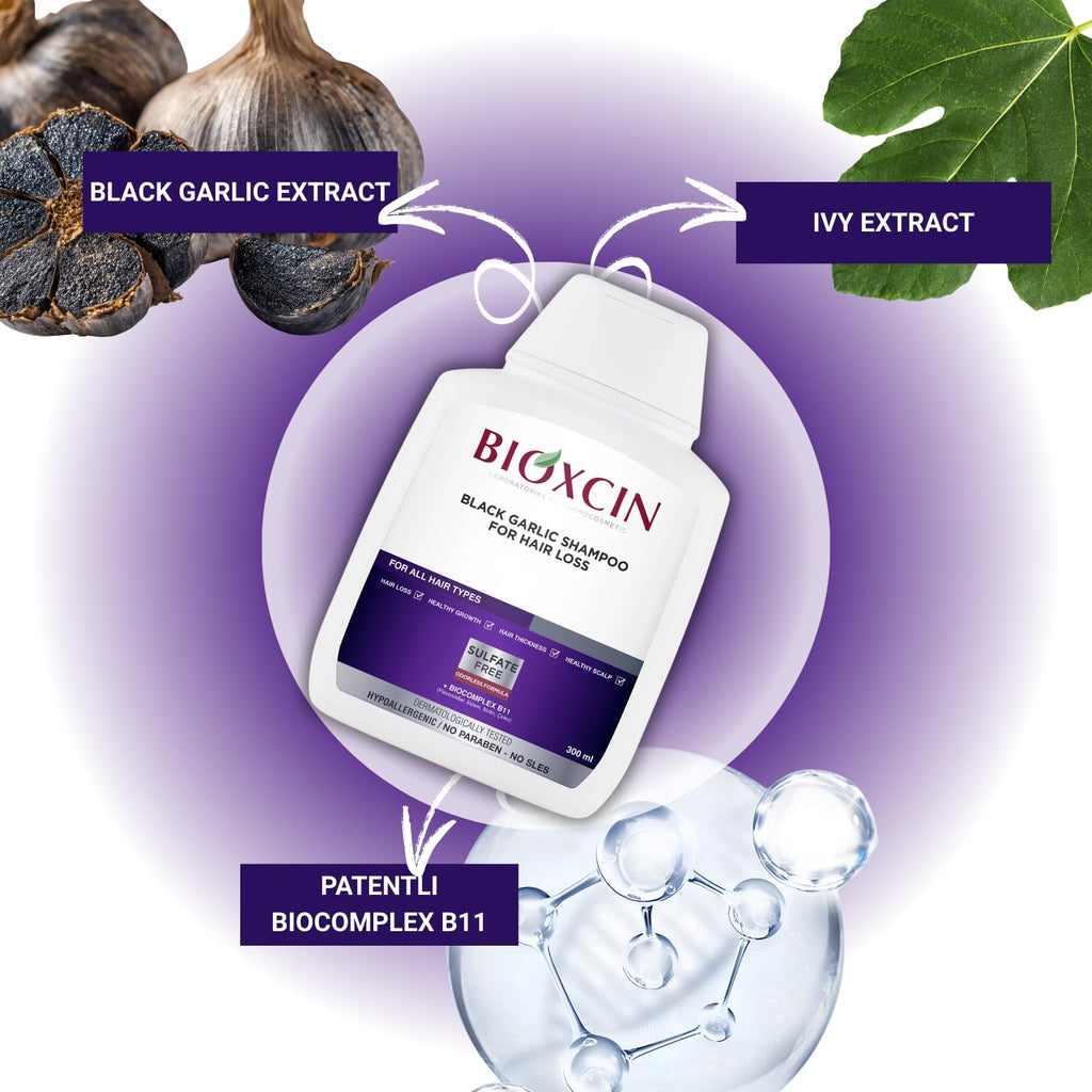 Bioxcin Black Garlic Shampoo Buy 3 Pay 2