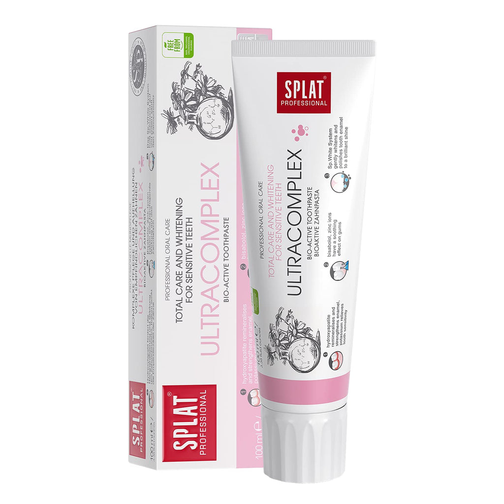 Splat Professional White Plus Toothpaste 100ml - Natural Whitening | Oral Care