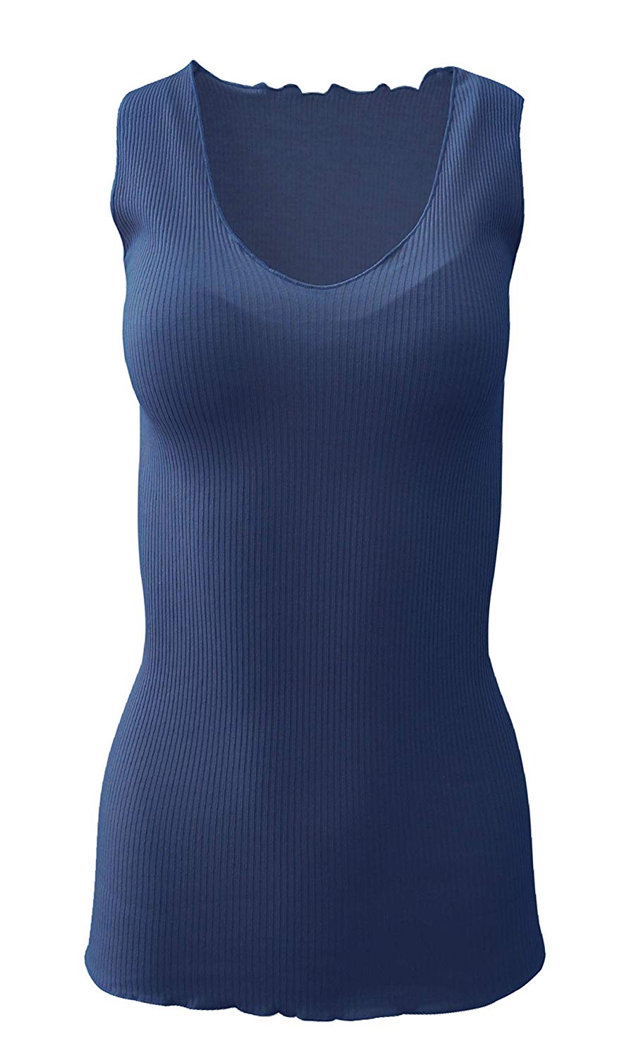 BASIC COTTON Free Spirit Premium Quality 100% Cotton Women's Tank Top. Proudly Made in Italy. — view 5