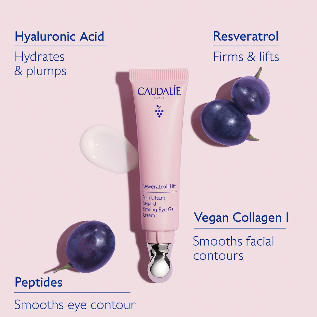 Caudalie Resveratrol Lift Firming Eye Cream - Anti-Aging, Firming & Lift Eye Cream 0.51 fl oz