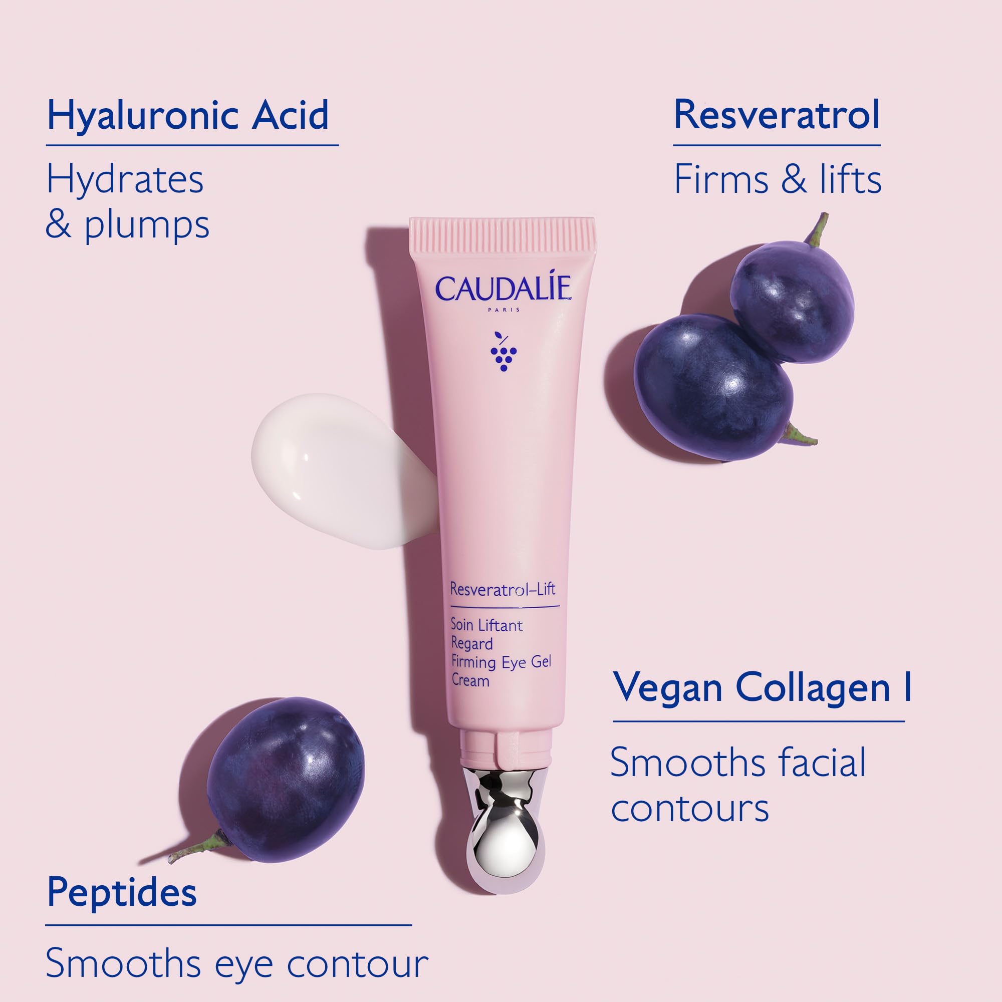 Caudalie Resveratrol Lift Firming Eye Cream - Anti-Aging, Firming & Lift Eye Cream 0.51 fl oz