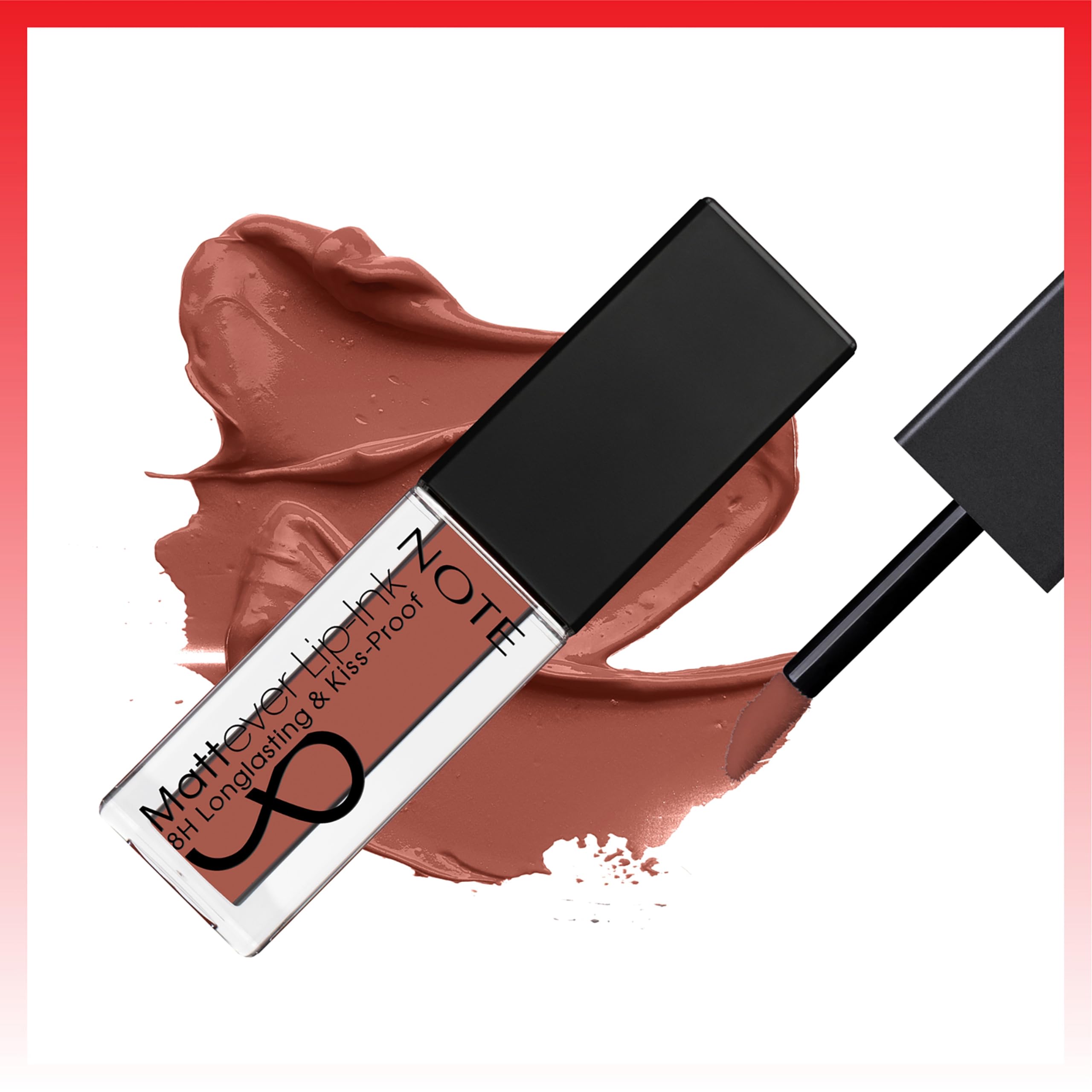 Note Mattever Lipstick 04 - Long-Lasting Liquid Lipstick, Vegan, Paraben-Free