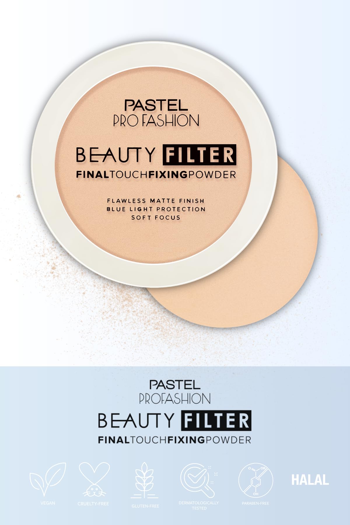 Pastel Profashion Fixing Powder 01 - Lightweight & Smooth Finish | Makeup Setting