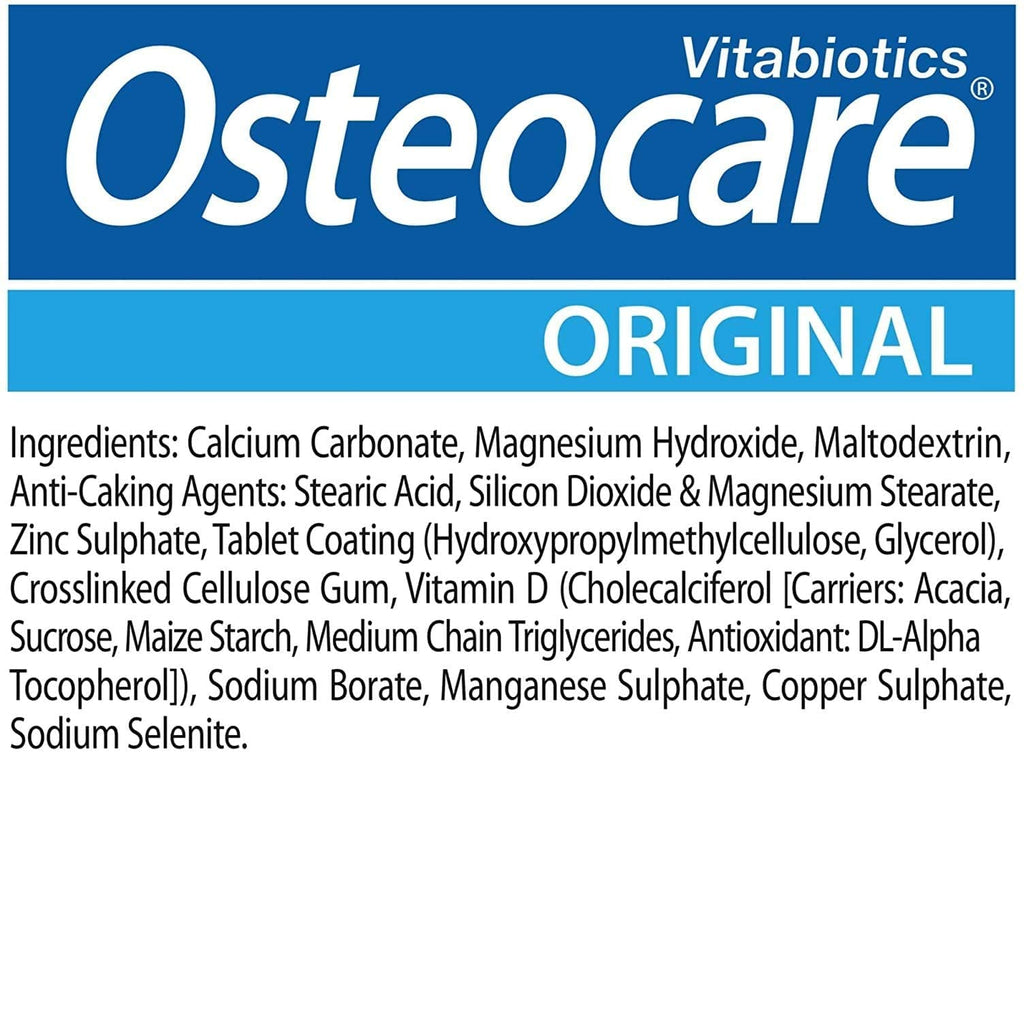 Vitabiotics Osteocare Original 90 Tablets - Calcium & Vitamin D Supplement for Bone Health