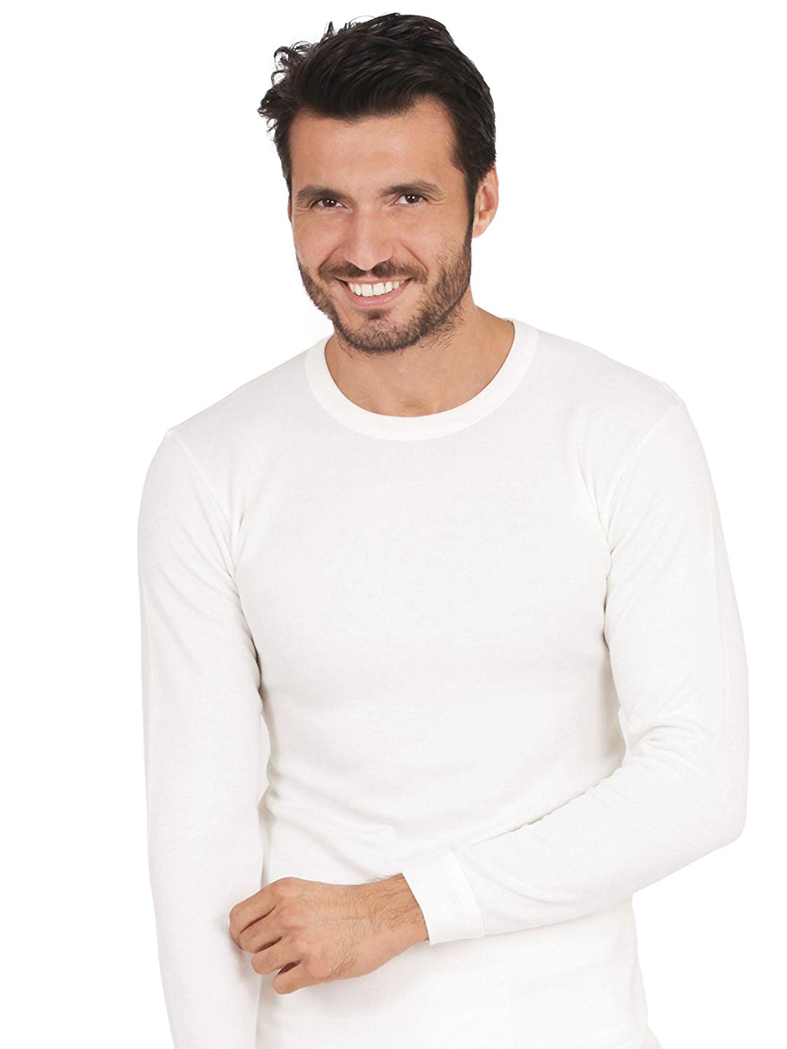 tittimitti MaRe Premium Quality Cotton Wool Blend Men's Long-Sleeved T-Shirt. Proudly Made in Italy. — main product shot