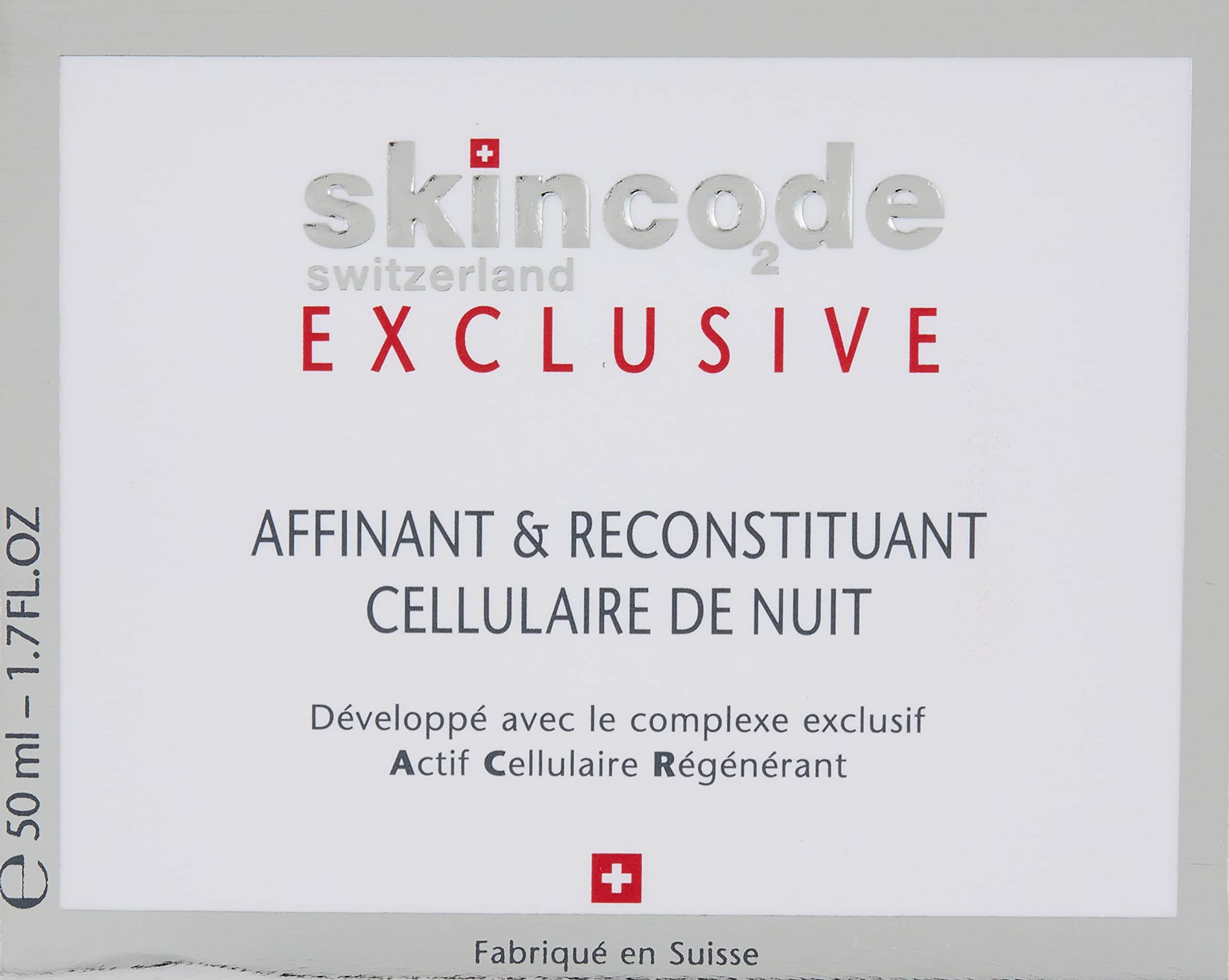 Skincode Cellular Night Refine and Repair Night Cream with Retinyl Palmitate and Hyaluronic Acid - Anti-Aging, Hydrating Night Cream for Fine Lines and Wrinkles