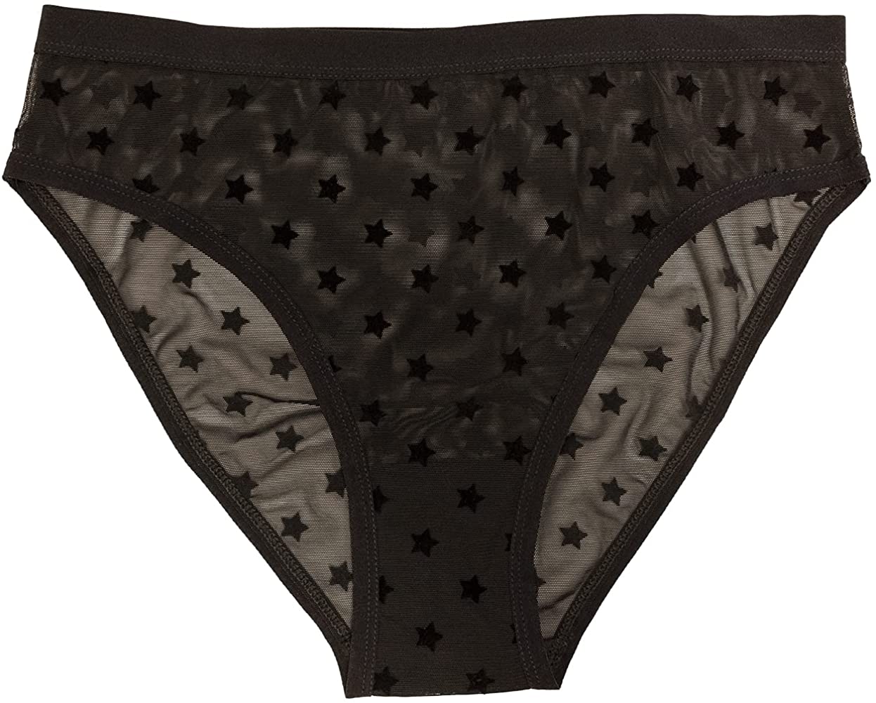 Love Libby Panties Star Mesh High Leg  Bikini — back view