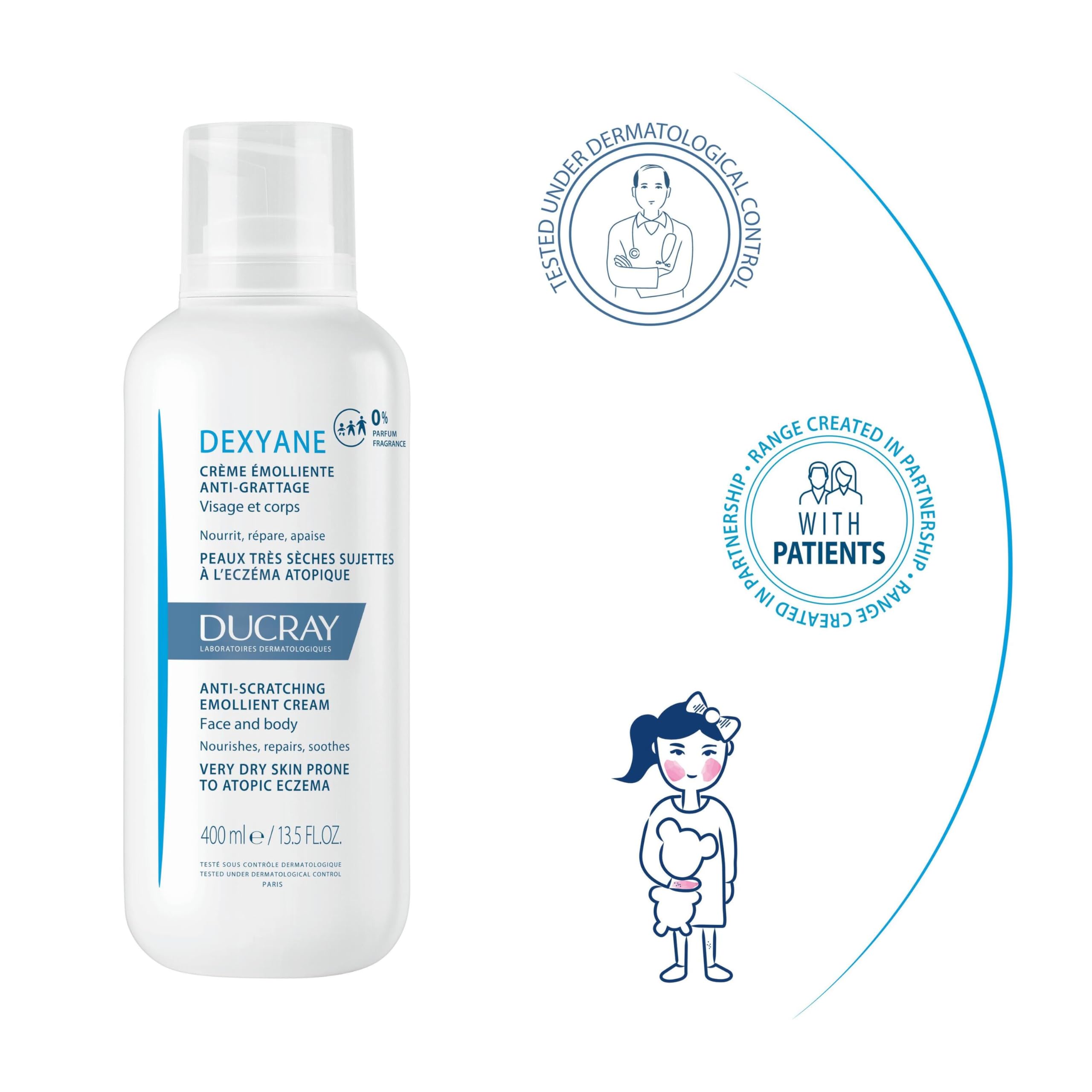 Ducray Dexyane Anti-Dryness Moisturizing Cream 400ml