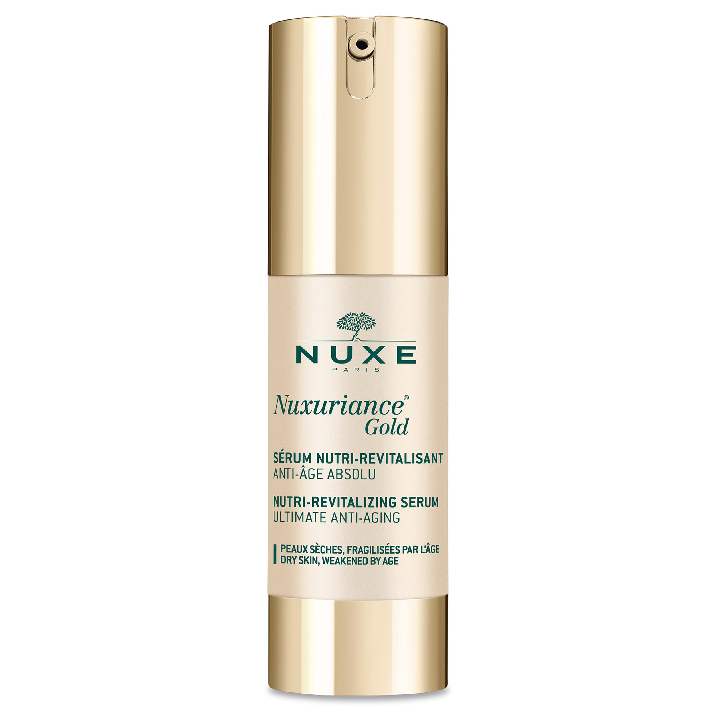 Nuxe Nuxuriance Gold Anti-Aging Serum - Revitalizing, Natural Skincare with Hyaluronic Acid