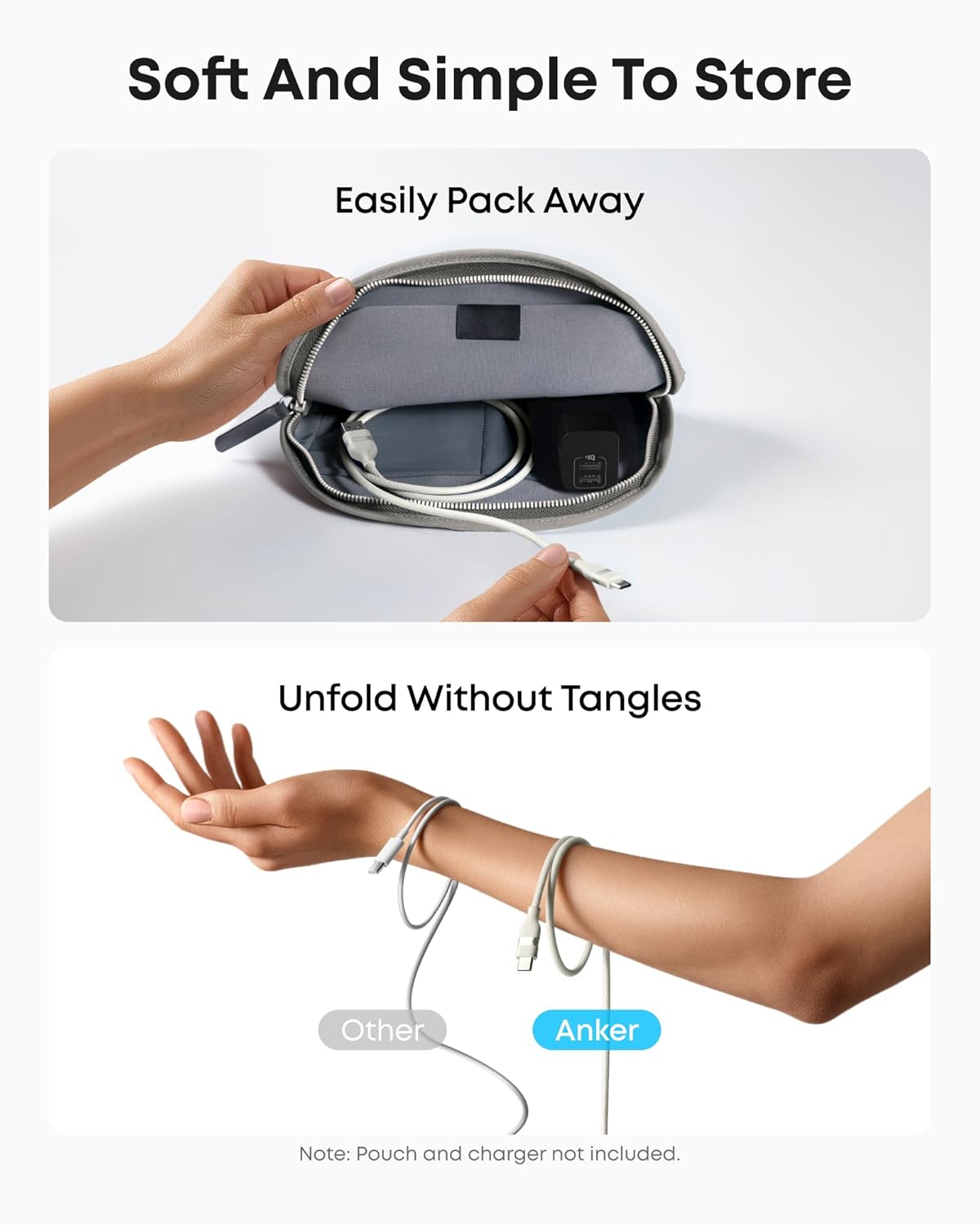 Anker USB-A to USB-C Cable (3 ft / 6 ft, Upcycled-Braided), view 17