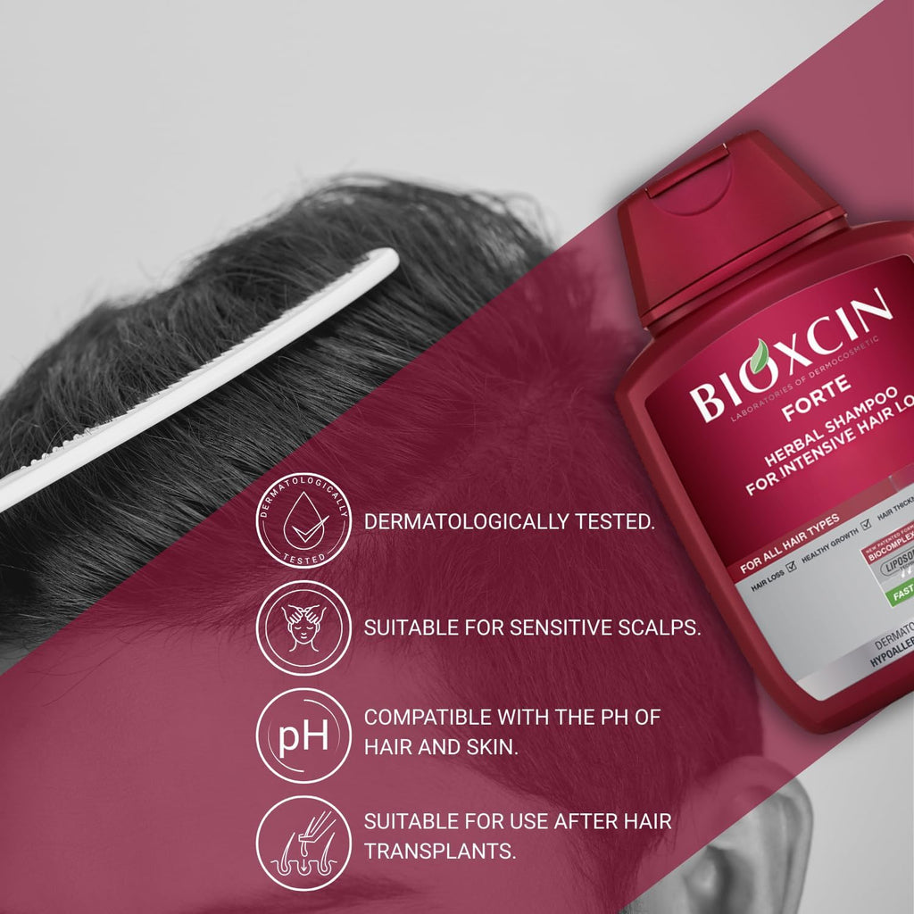 Bioxcin Forte Shampoo - 3 For 2 Deal | 8x Intense Formula
