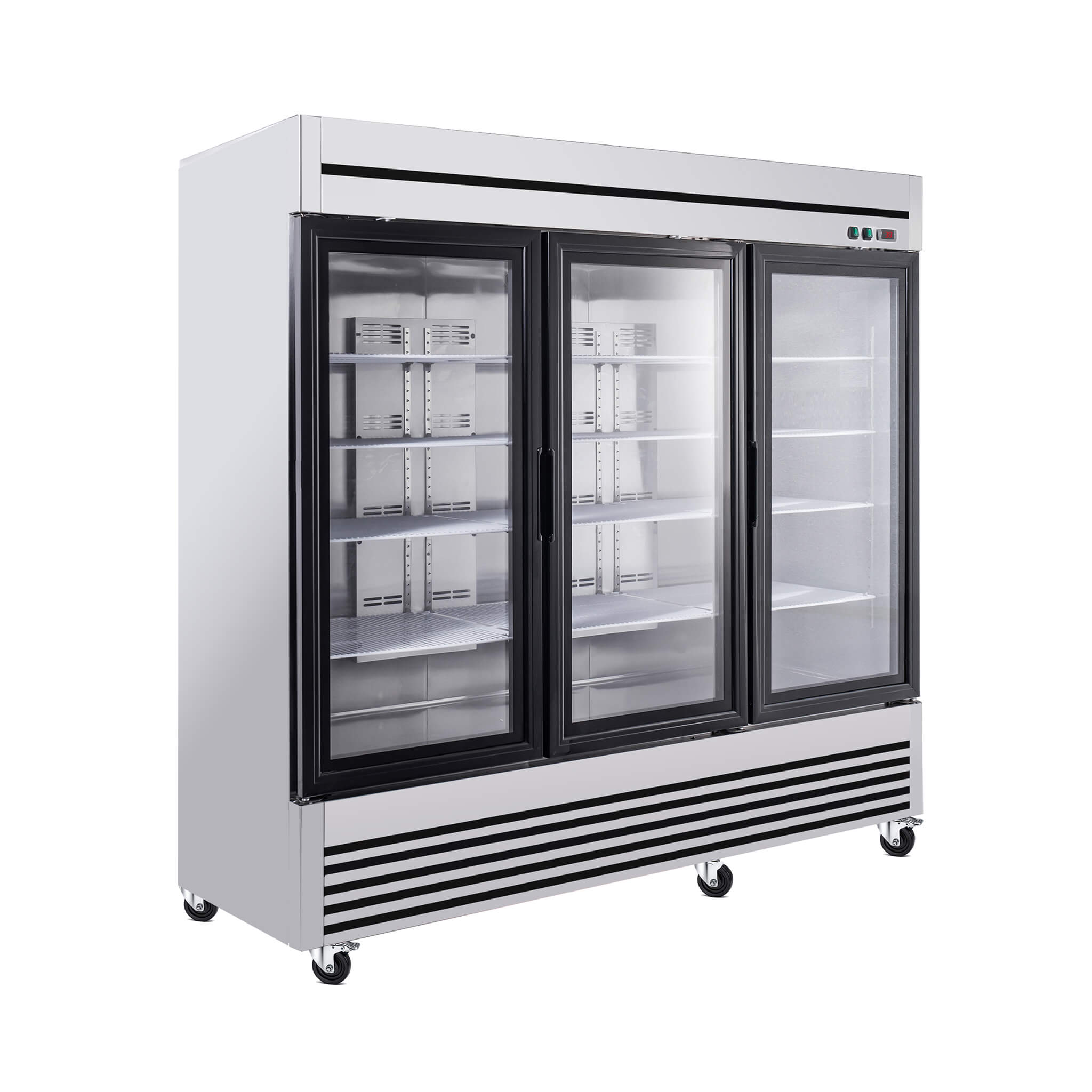 72 Cu.Ft Triple-Door Stainless Steel Commercial Reach-In Display Refrigerator (SAK26394) – SAKSBY WHOLESALE, view 10