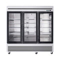 72 Cu.Ft Triple-Door Stainless Steel Commercial Reach-In Display Refrigerator (SAK26394) – SAKSBY WHOLESALE