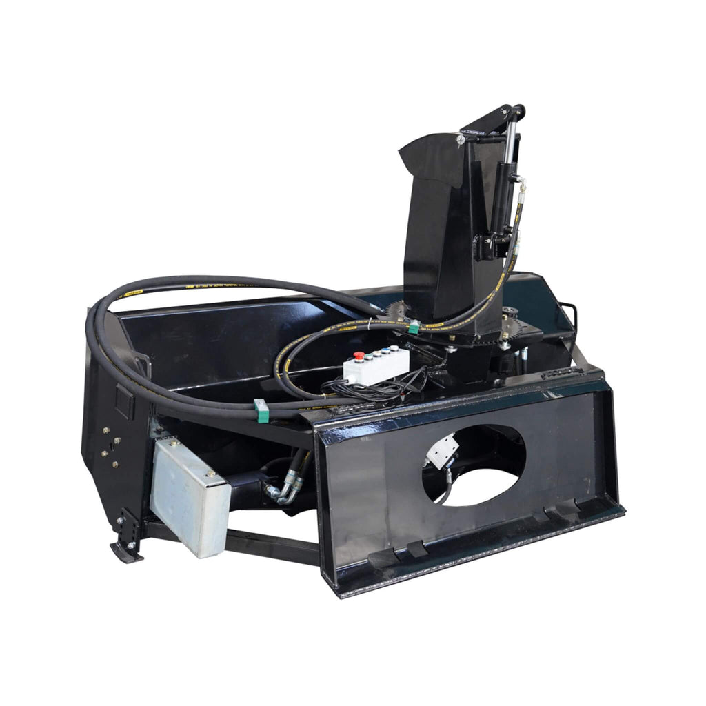 72-Inch Heavy-Duty Hydraulic Skid Steer Snow Blower Attachment (SAK59371) – SAKSBY WHOLESALE, view 9