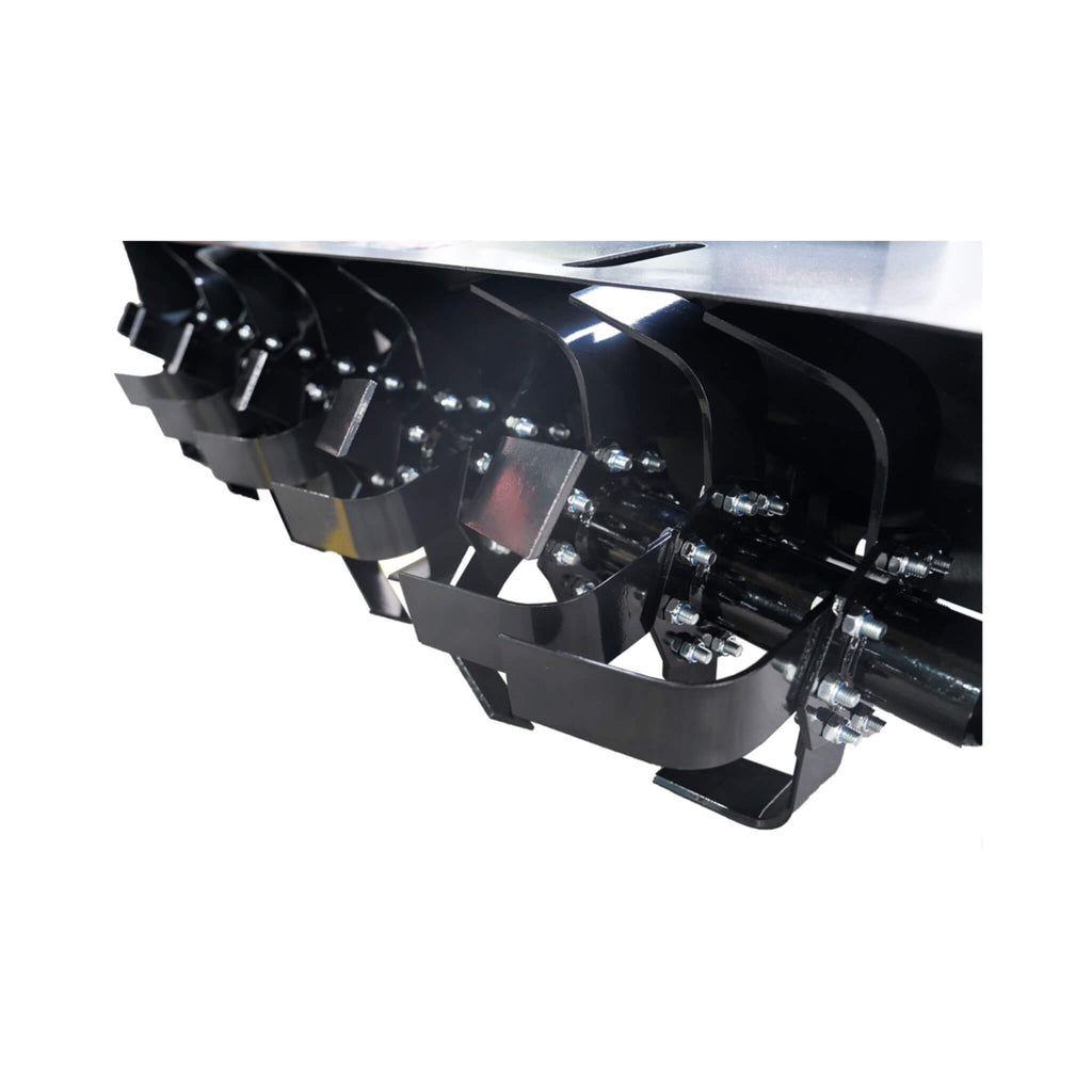 72-Inch Heavy Duty Hydraulic Skid Steer Soil Cultivator Roto Tiller Attachment (SAK45187) – SAKSBY WHOLESALE, view 3