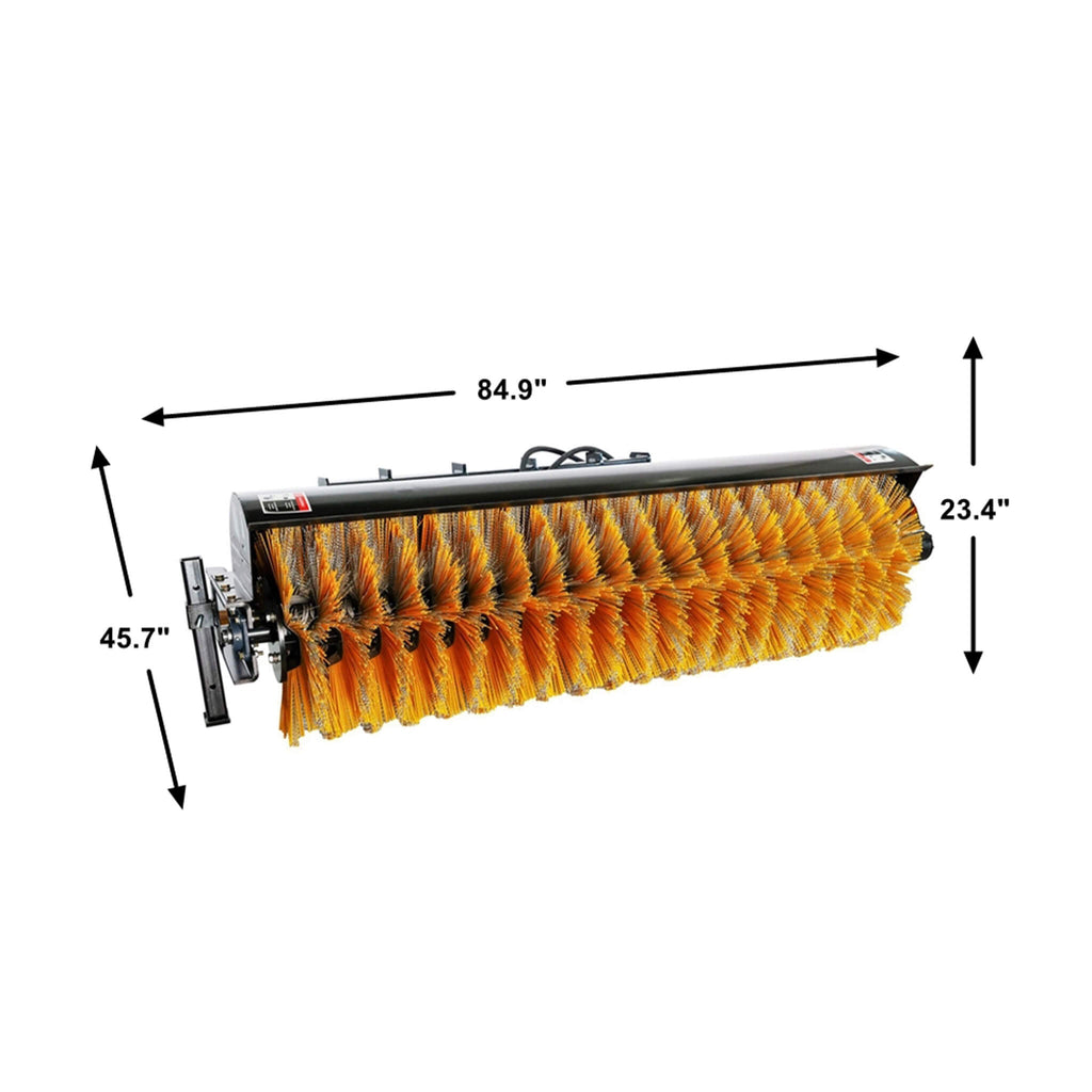 72-Inch Heavy-Duty Skid Steer Hydraulic Rotary Angle Broom Sweeper (SAK97846) – SAKSBY WHOLESALE, view 16